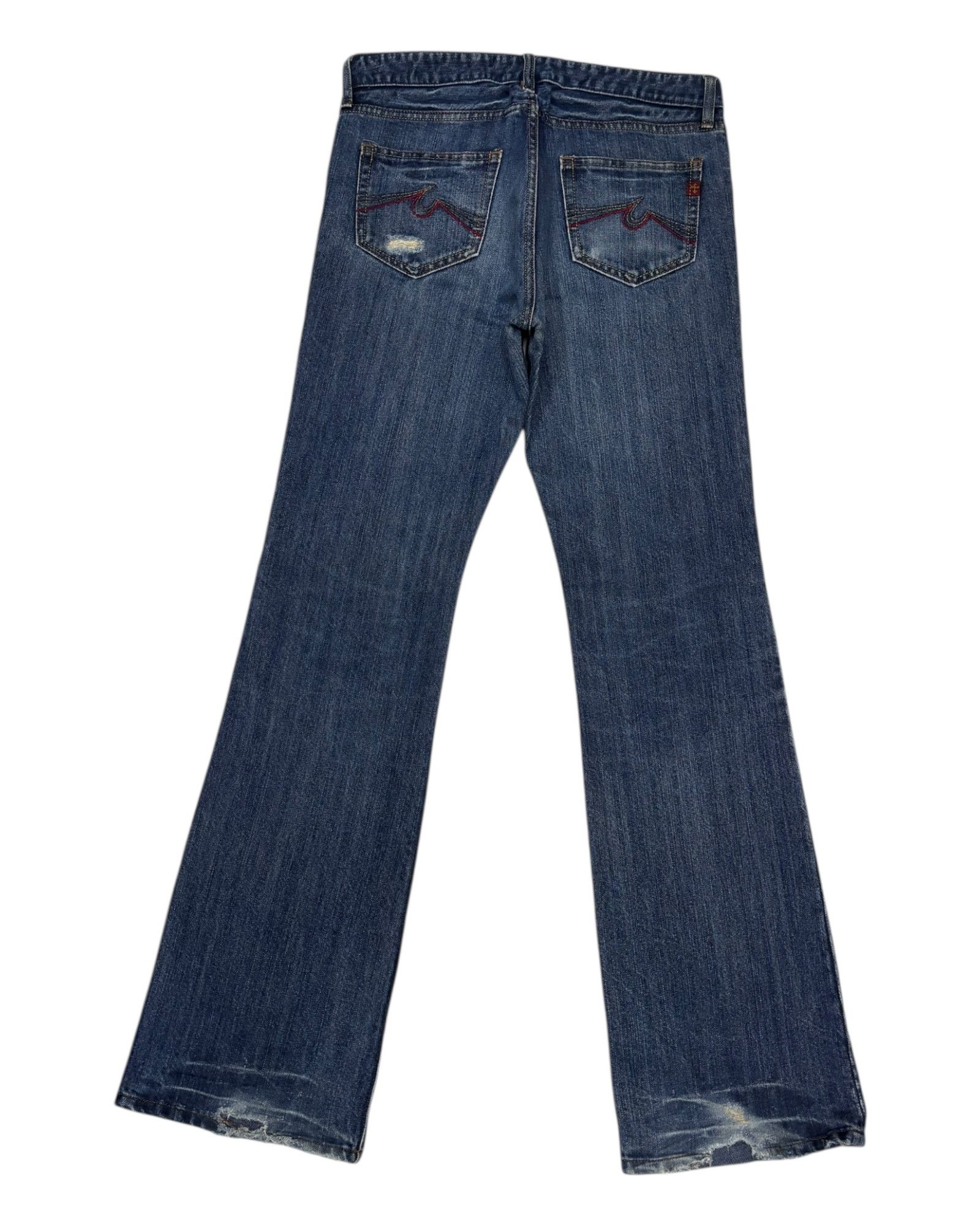 Hysteric Glamour × If Six Was Nine × Tornado Mart CUSTOM CULTURE FLARE JEANS Size US 32 / EU 48 - 4 Thumbnail