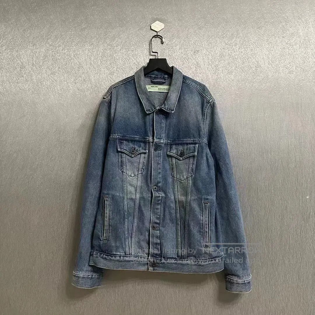 Off-White off white tiger print denim jacket. Size US M / EU 48-50 / 2 - 1 Thumbnail