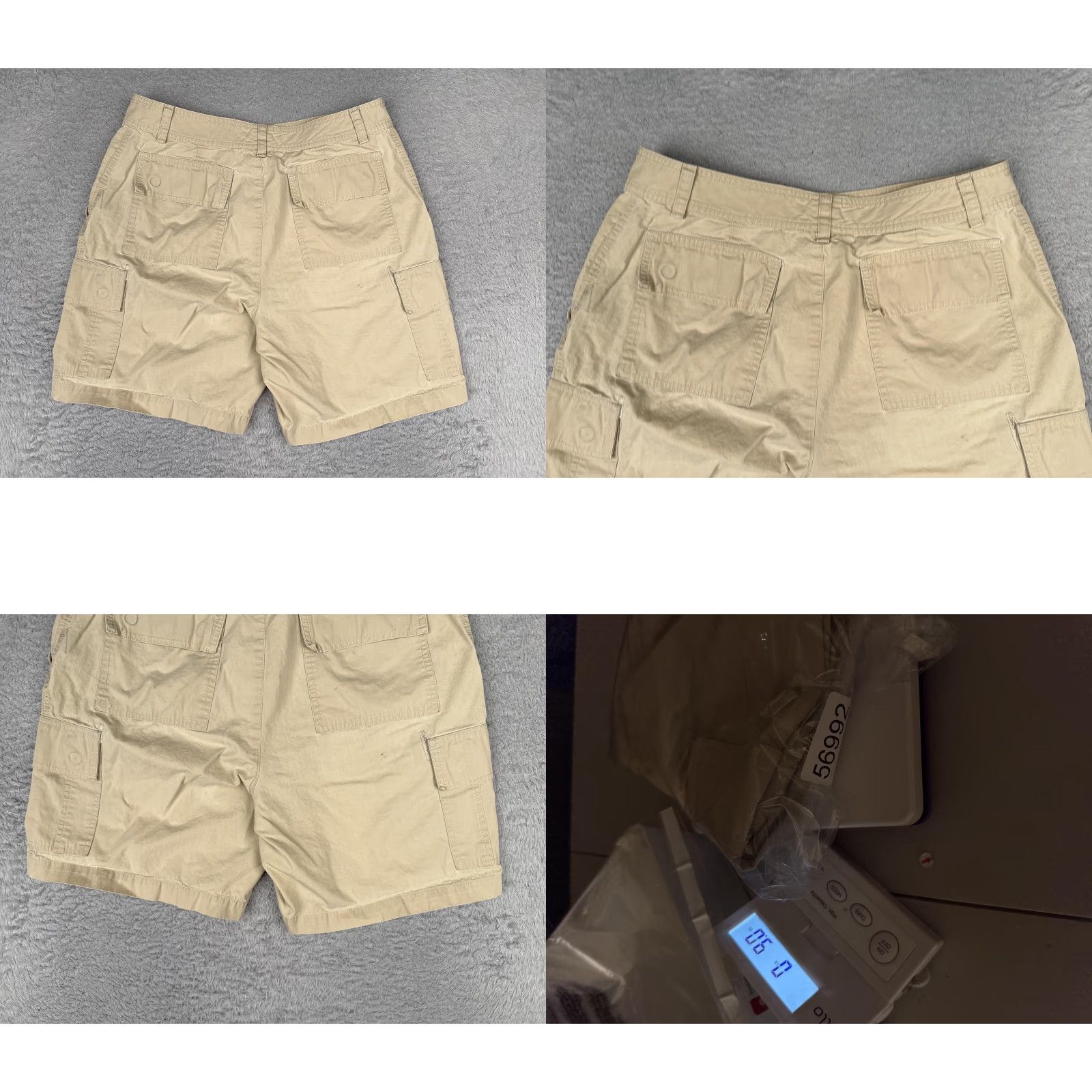 Ralph Lauren Lauren Ralph Lauren Shorts Womens 8P Beige Cargo Twill Hiking Travel Casual Petsite? Size 30" / US 8 / IT 44 - 9 Thumbnail