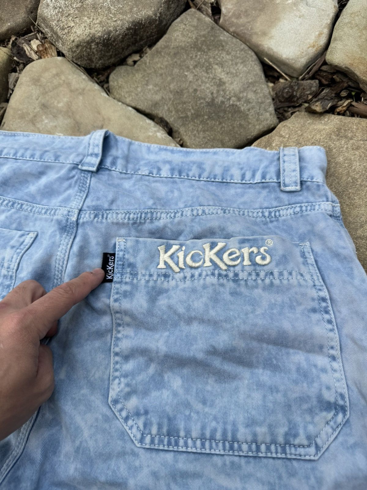 Vintage Vintage Kickers Washed Y2k Baggy Pants Size US 34 / EU 50 - 4 Thumbnail