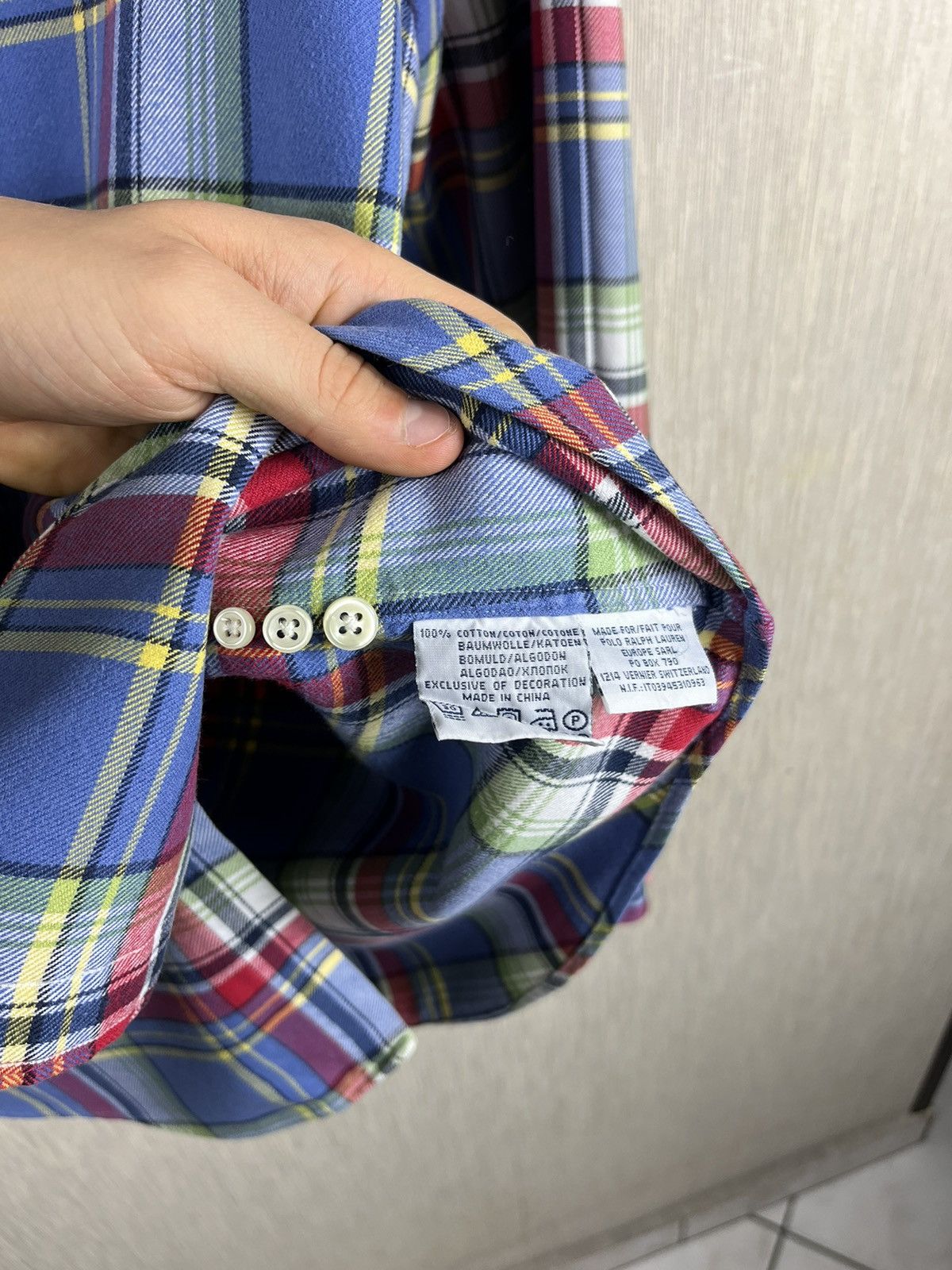 Flannel × Polo Ralph Lauren × Vintage Vintage Polo Ralph Lauren 90s flannel plaid checked shirt Size US L / EU 52-54 / 3 - 18 Thumbnail