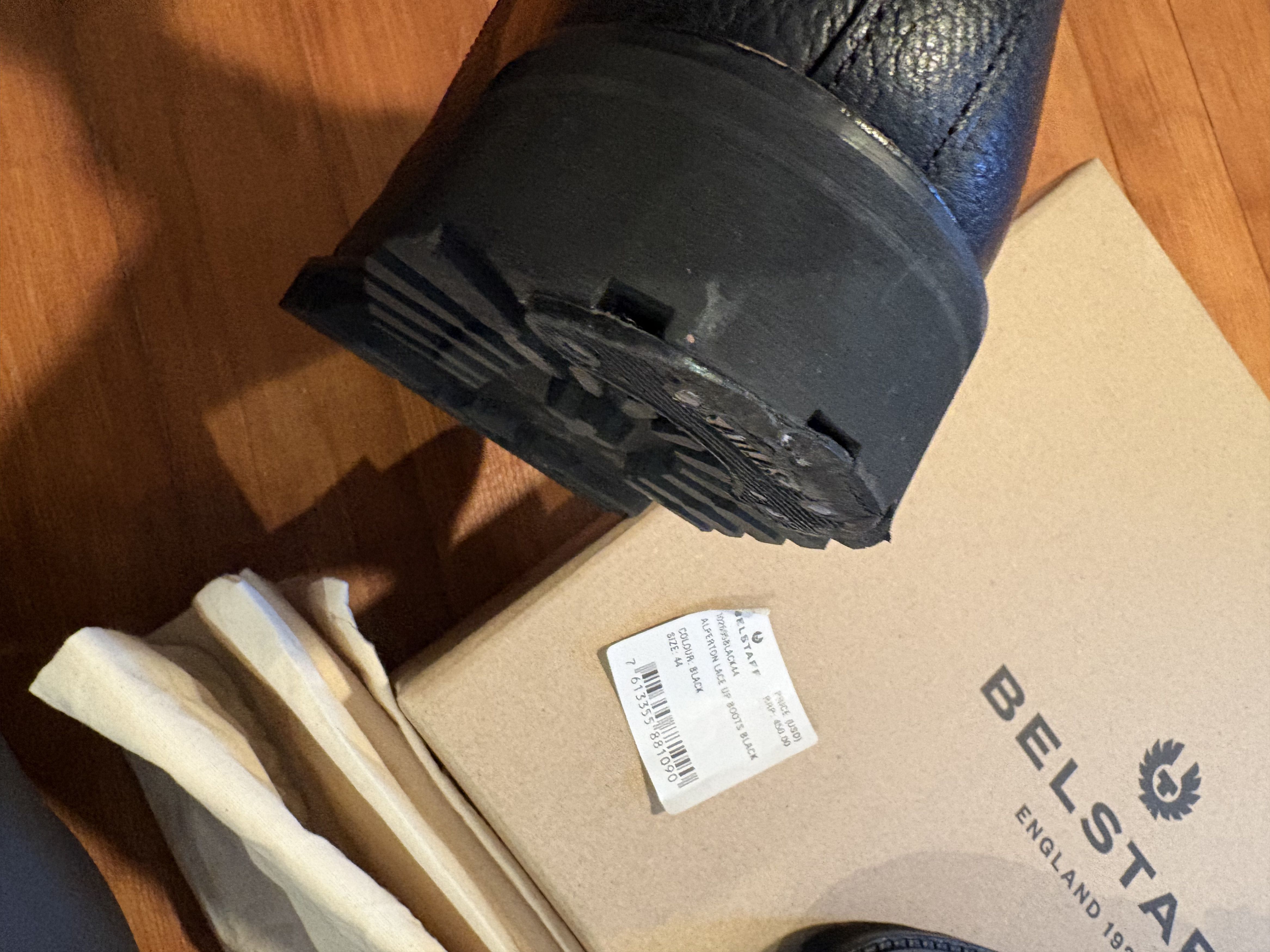 Belstaff Combat Boots - Alperton Lace Up Size US 11 / EU 44 - 3 Thumbnail