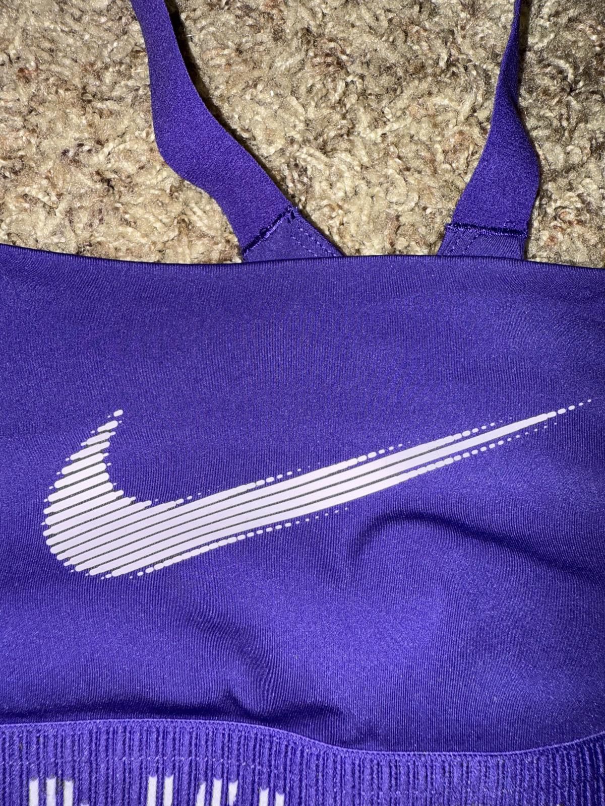 Nike Nike Pro Women's Light-Support Non-Padded Sports Bra Sample Size ONE SIZE - 3 Thumbnail