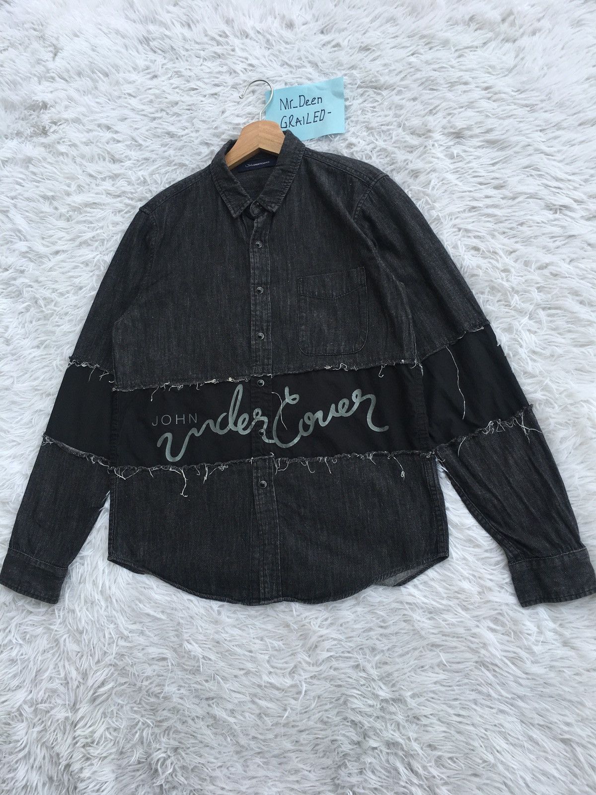 Undercover Rare John Undercover Spell out Buttons Shirt Size US M / EU 48-50 / 2 - 3 Thumbnail