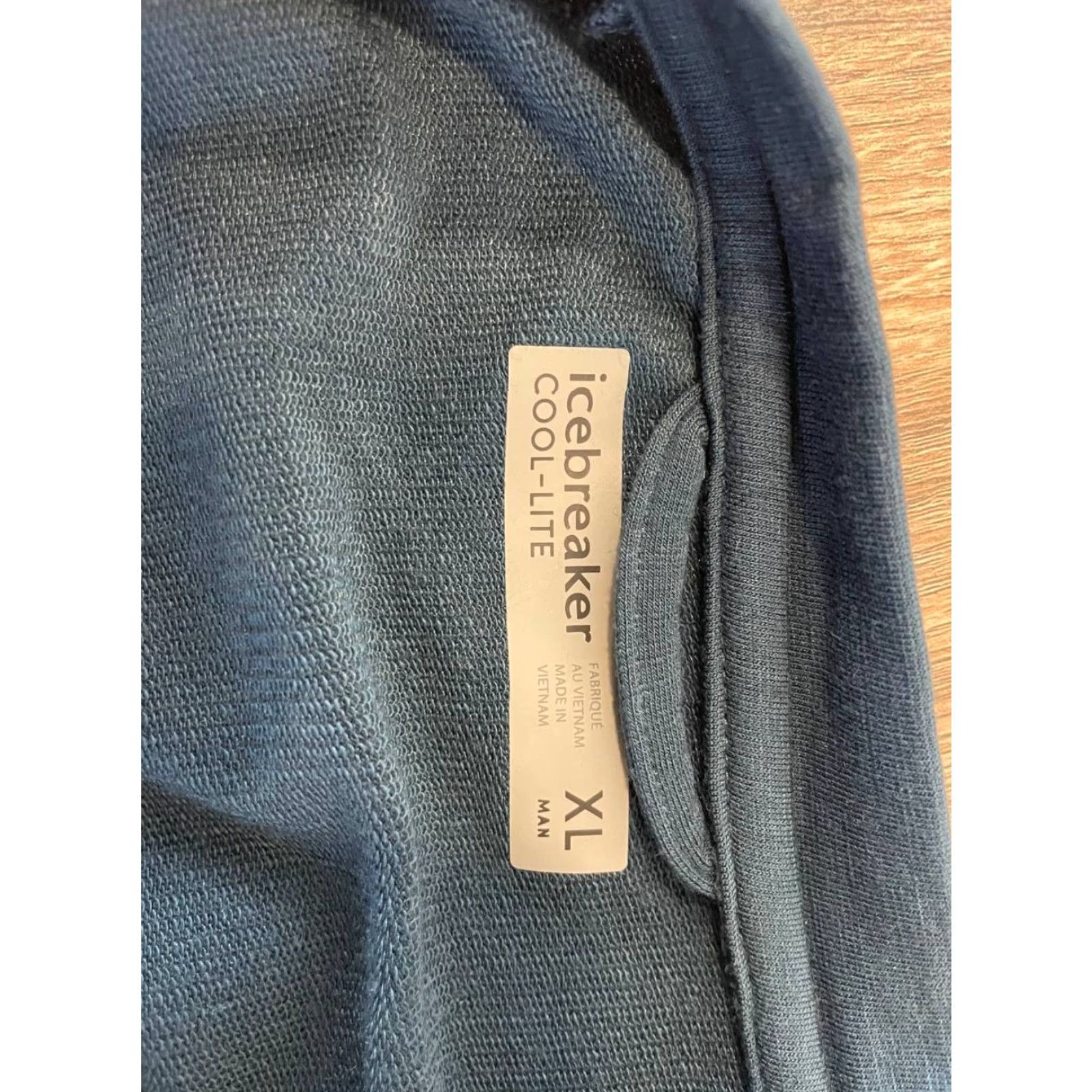 Icebreaker Icebreaker Cool-Lite Sweatshirt XL Blue Lyocell Crew Neck Long Sleeve Men Regular Pullover All Seasons Breathable Solid Size US XL / EU 56 / 4 - 3 Thumbnail