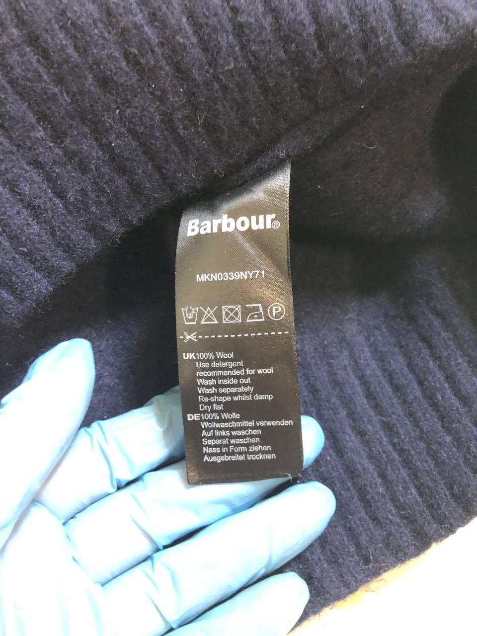 Barbour VintageBarbour 100 % Lambs Wool Quarter Zip Sweater Size US XXL / EU 58 / 5 - 3 Thumbnail