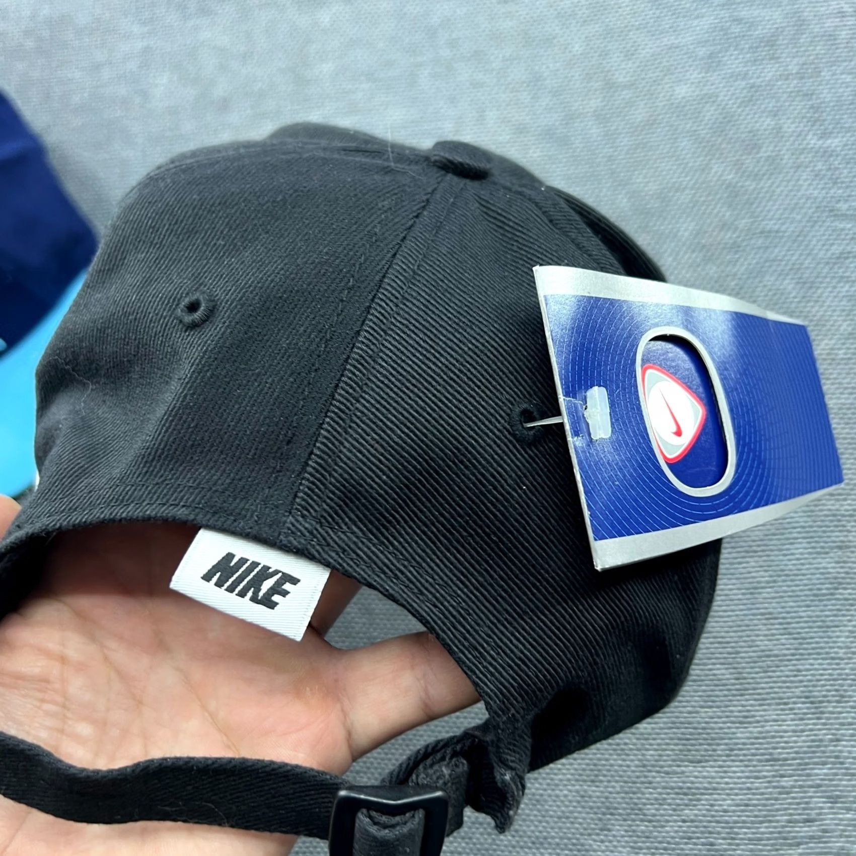 Nike VINTAGE Nike Baseball Cap Unisex Adults One Size Black SAP Golf Open Deutsche Bank Y2K Cap Size ONE SIZE - 3 Thumbnail