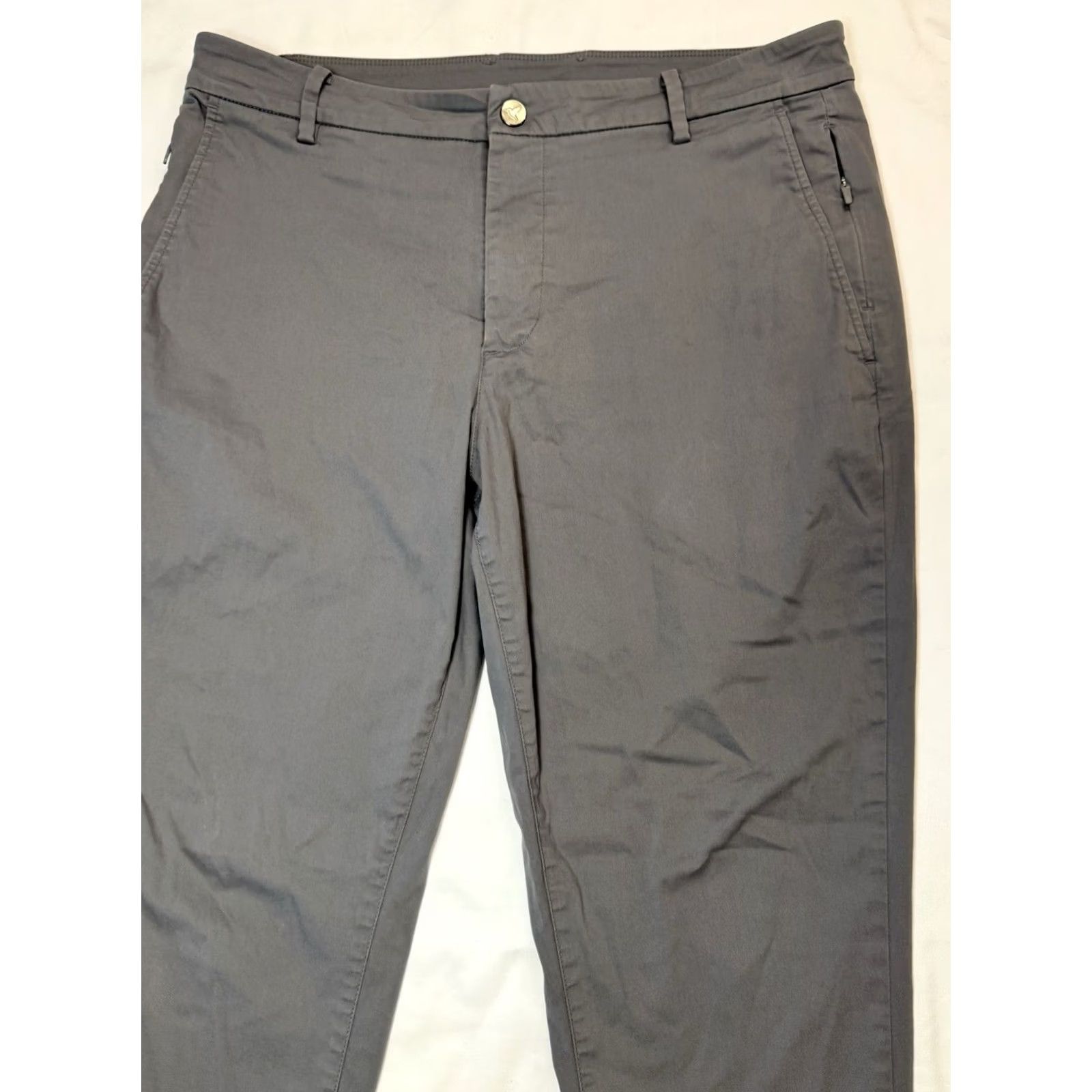 Vintage Bird Dogs Pants Mens 34x28 Gray Boom For Your Boomstick Lined Chino (fits 34x27) Size US 34 / EU 50 - 2 Thumbnail