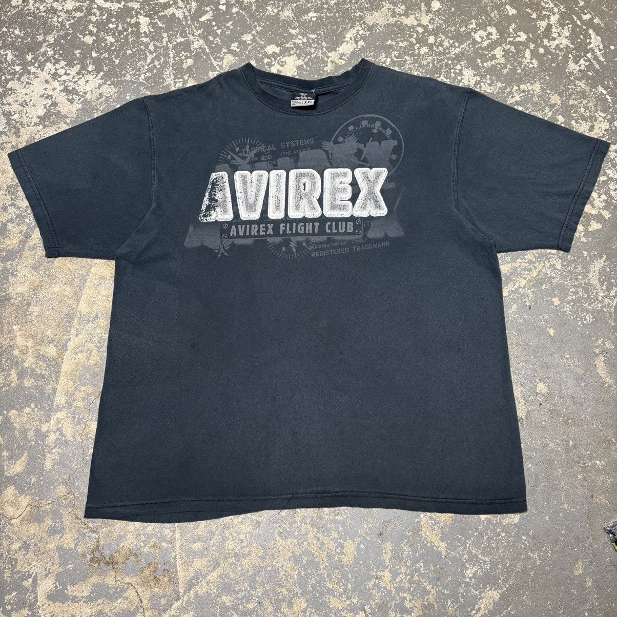 Avirex Vintage Avirex Black Graphic Tshirt Size US XXL / EU 58 / 5 - 1 Thumbnail