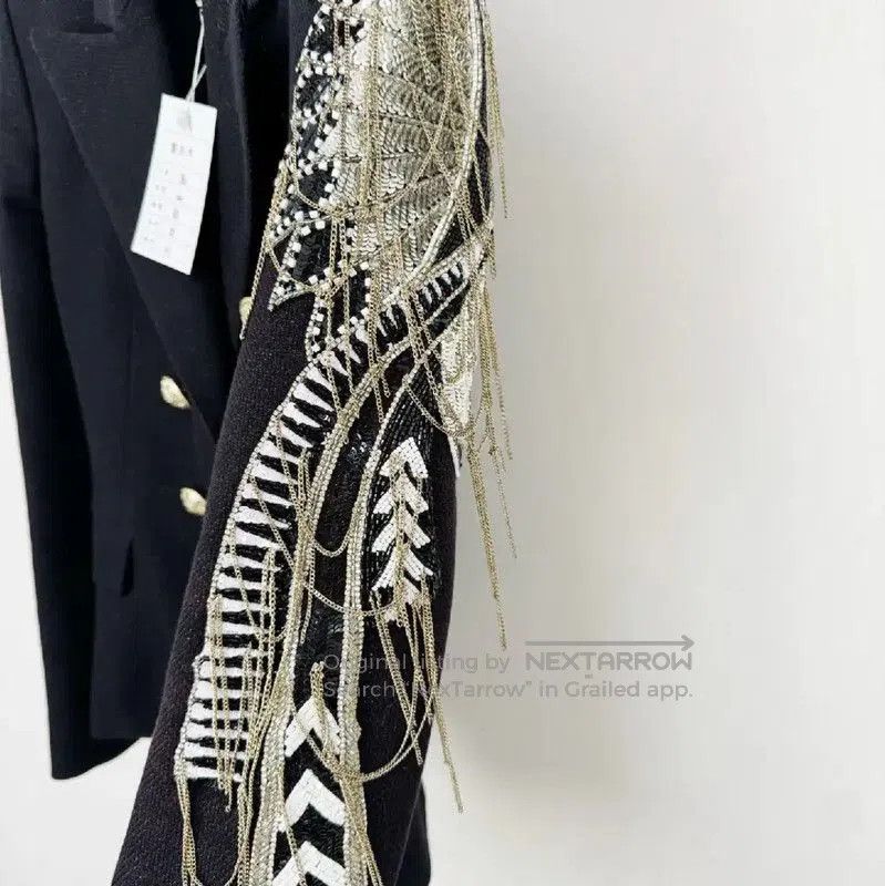 Balmain Balmain Spring Autumn Black Women's Trench Coat . Size S / US 4 / IT 40 - 4 Thumbnail
