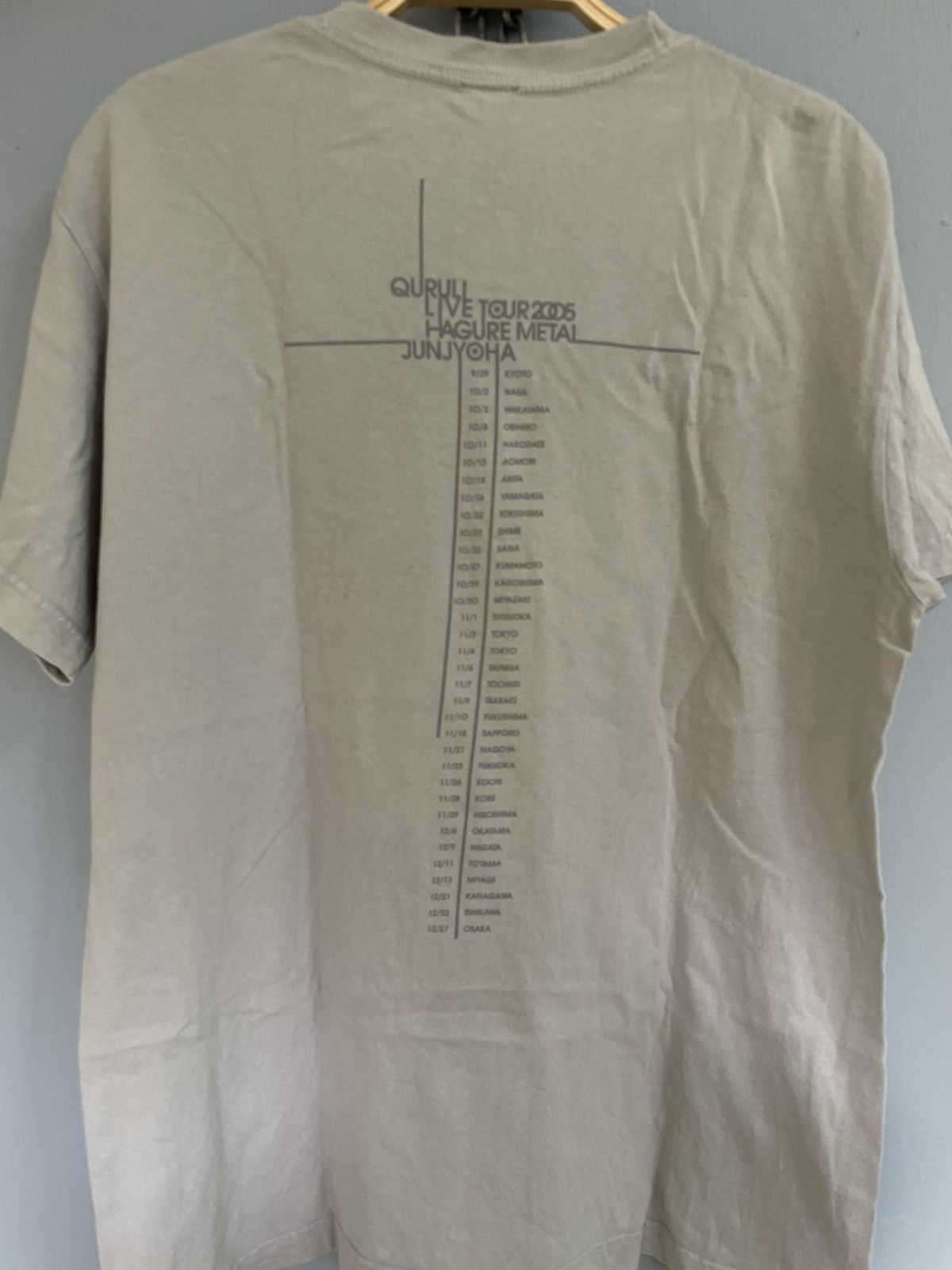Band Tees × Vintage Vintage Y2K Quruli Live tour Japan band t shirt Size US L / EU 52-54 / 3 - 5 Thumbnail