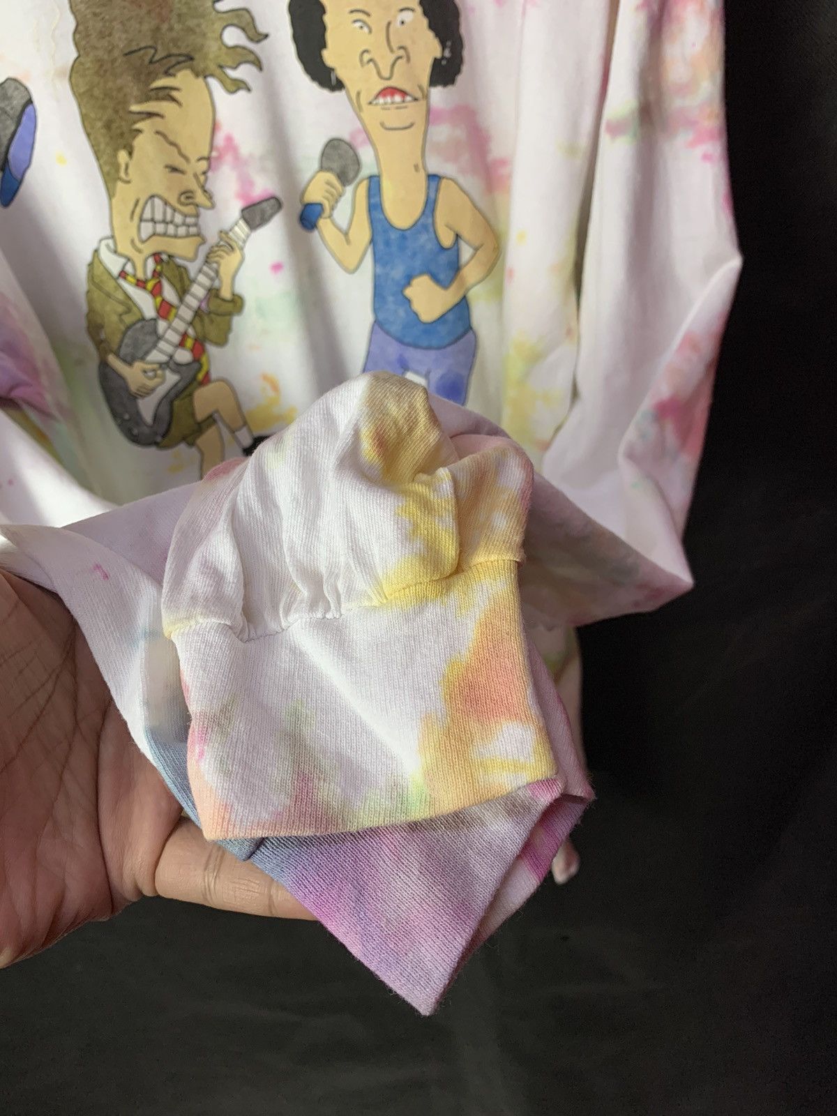 Band Tees Rare! Beavis Butthead MTV x ACDC Band Tee Tie Dye Size US XL / EU 56 / 4 - 8 Thumbnail
