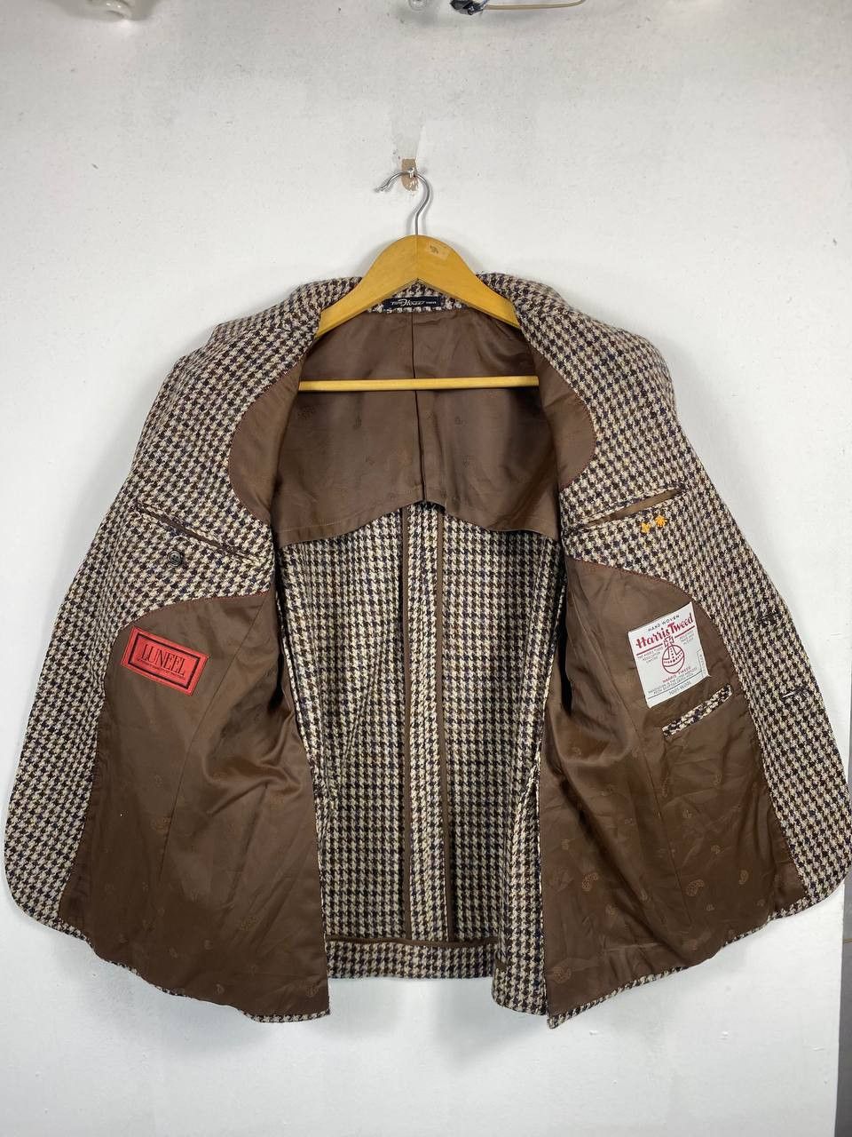 Harris Tweed harris tweed wool woven jacket nice design Size US L / EU 52-54 / 3 - 5 Thumbnail