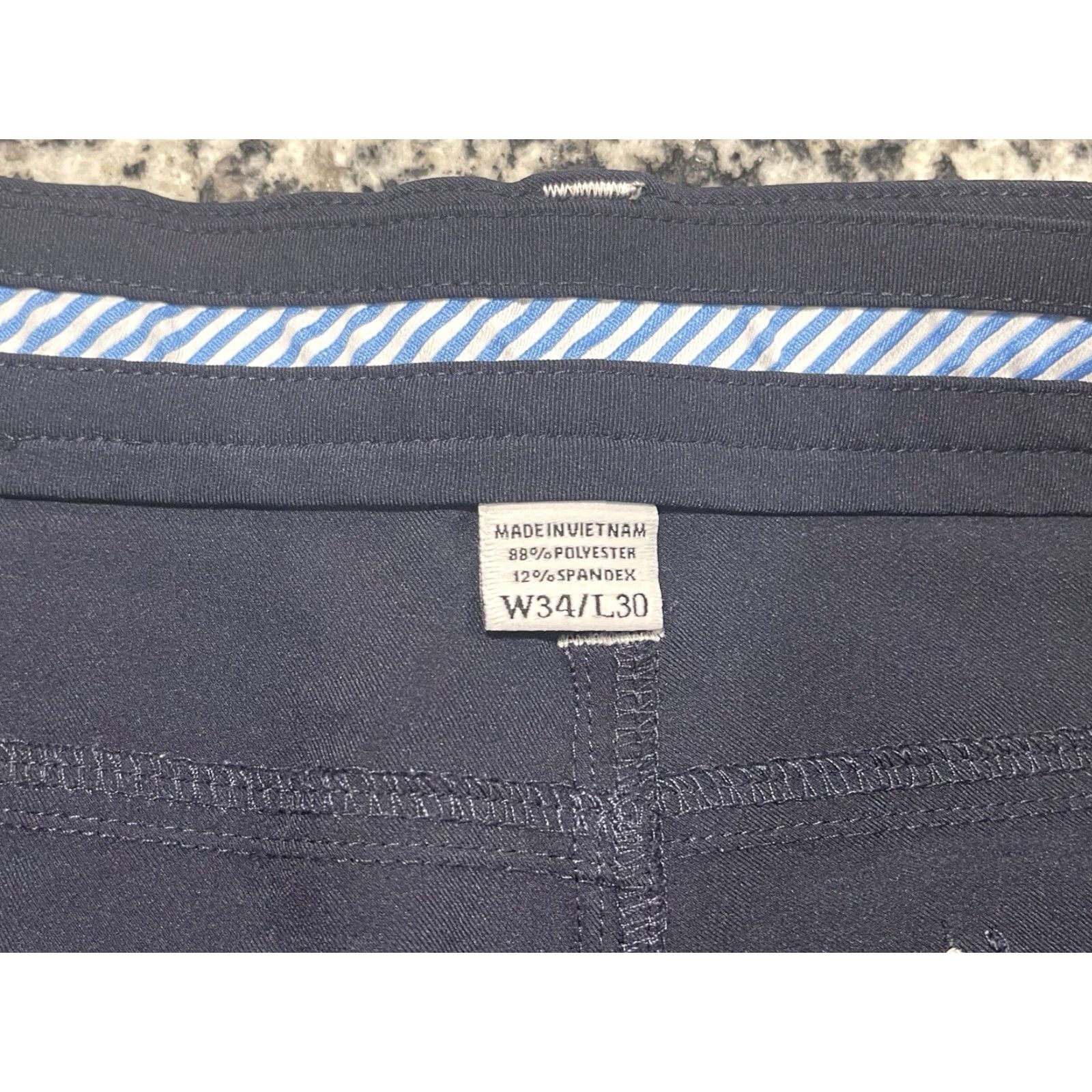 Footjoy FootJoy Pants 34x30 Men Blue 5-Pocket Athletic Fit Golf Stretch Polyester Spandex Size US 34 / EU 50 - 3 Thumbnail