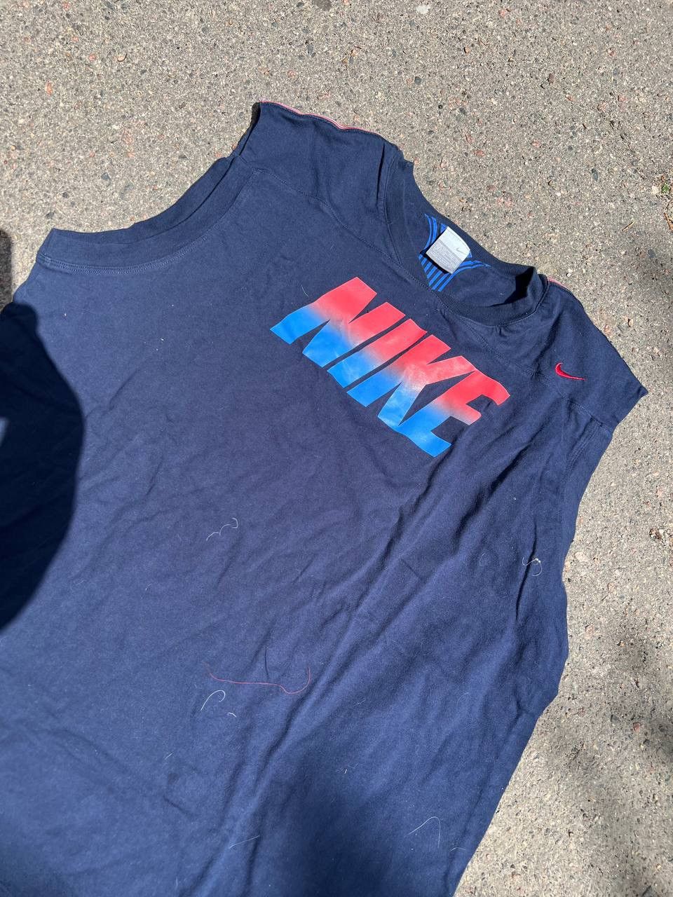 Nike × Vintage Vintage Y2K Nike 72 90s Big Logo Swoosh Tank Tops Size US XL / EU 56 / 4 - 2 Thumbnail