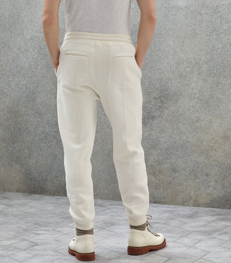 Brunello Cucinelli o1w1db10924 Pant in White Size US 28 / EU 44 - 3 Thumbnail