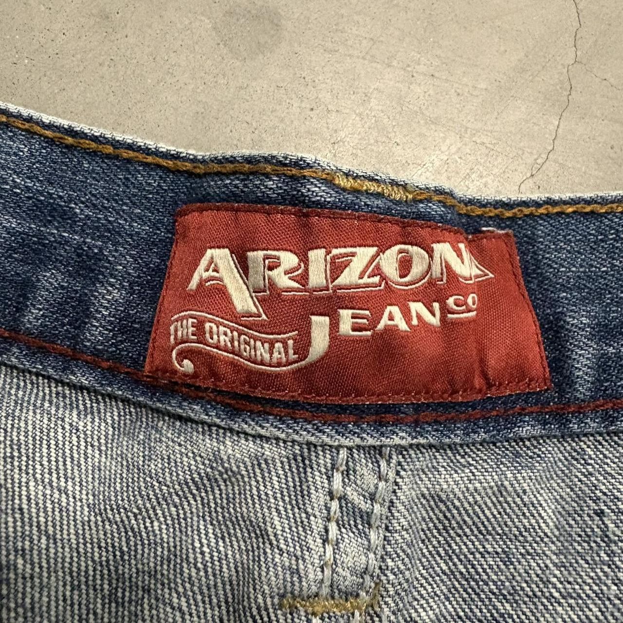 Vintage Crazy Vintage Y2K/2000s Super Baggy Wideleg Arizona Jeans Medium Wash Denim Jeans! Size US 44 / EU 60 - 8 Thumbnail
