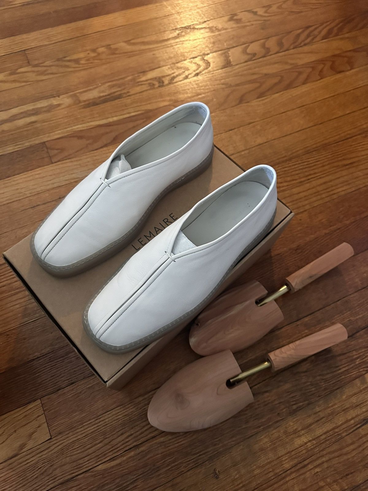 Lemaire Lemaire Linoleum Piped Sneakers - White | Grailed