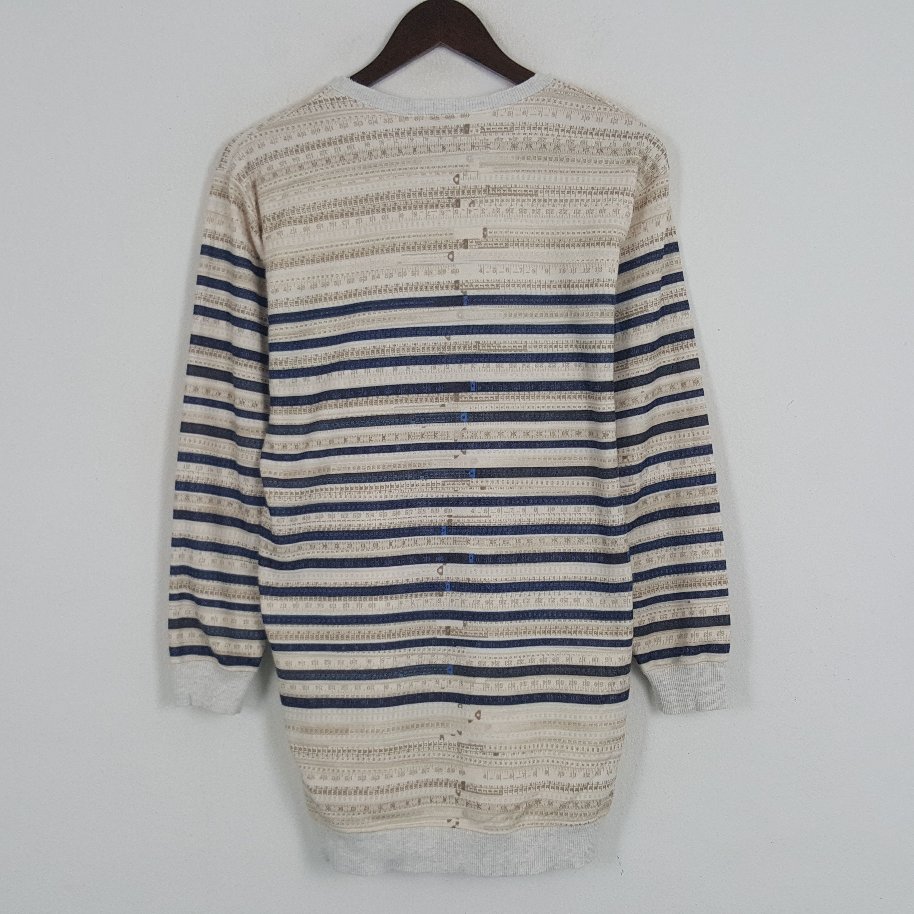 Japanese Brand × Jean Paul Gaultier × Vintage Vintage Jean Paul Gaultier Striped Long Shirt Size XS / US 0-2 / IT 36-38 - 2 Thumbnail