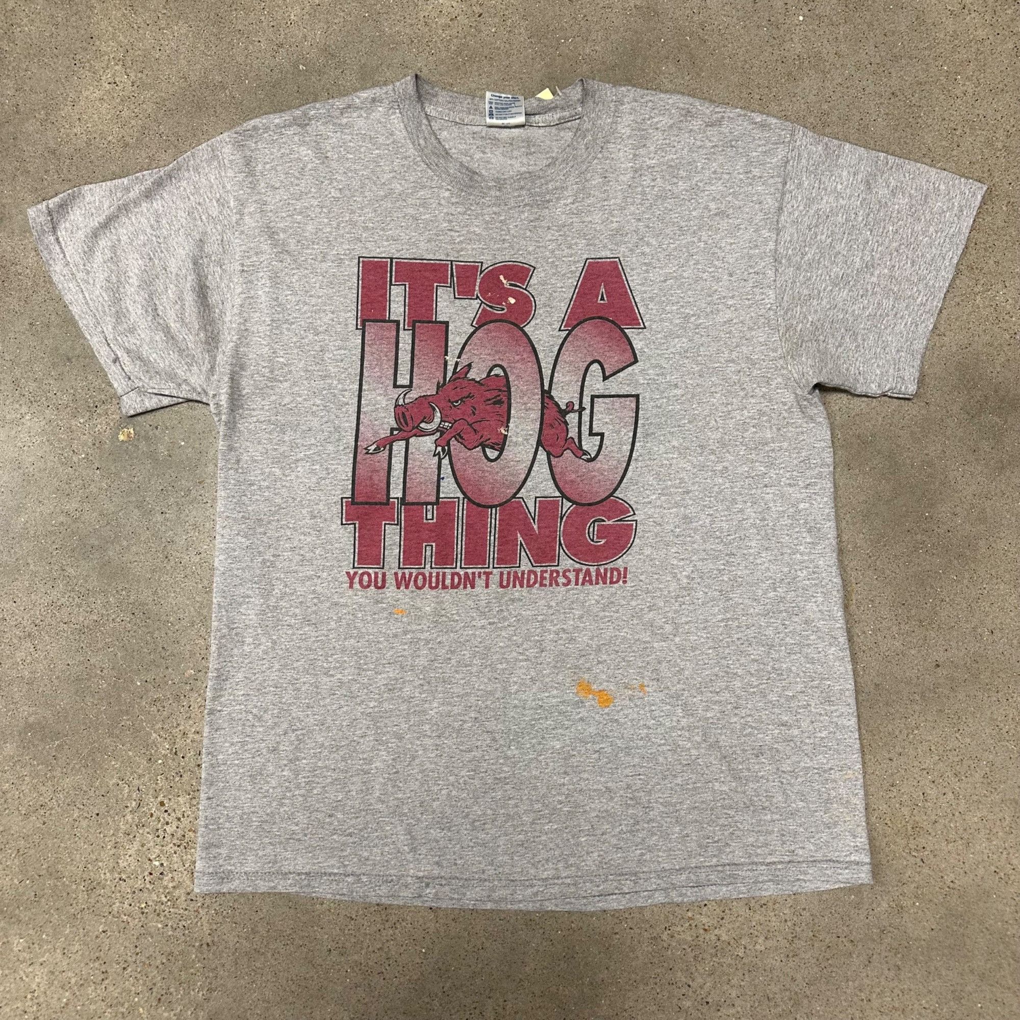 Vintage Vintage Arkansas Razorbacks It’s A Hog Thing Shirt Size US L / EU 52-54 / 3 - 1 Thumbnail