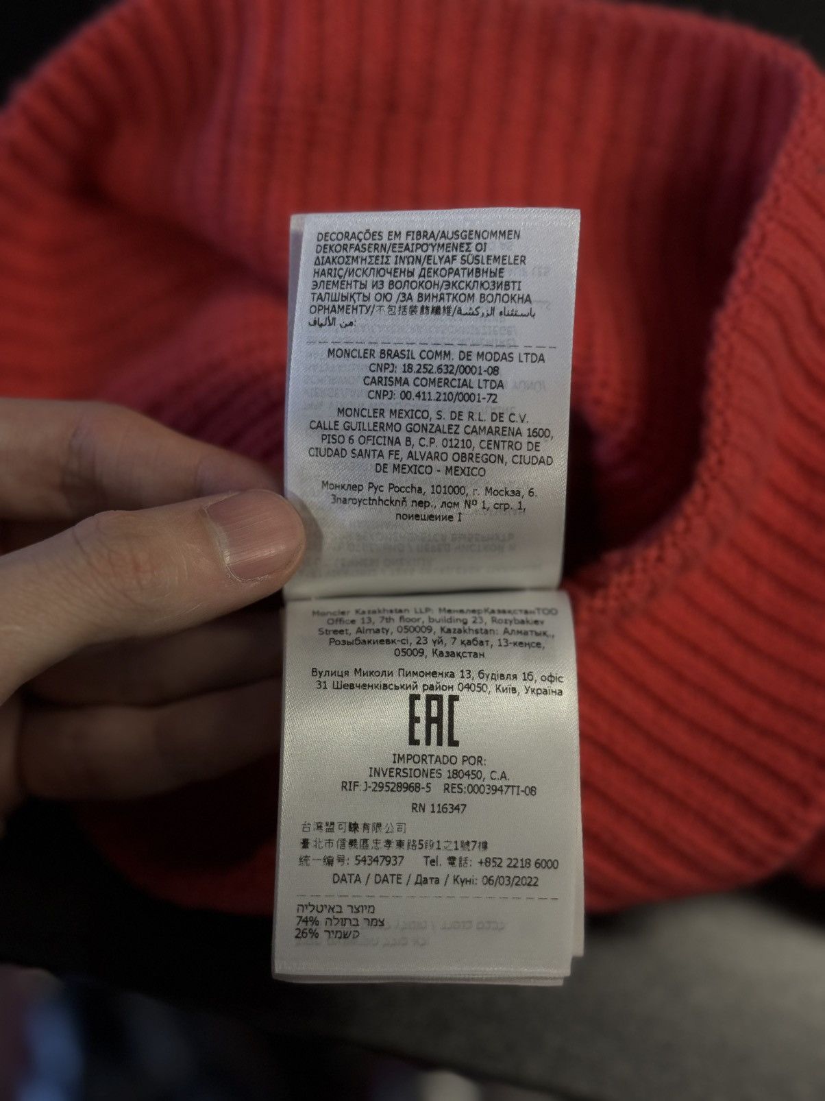 Moncler Moncler Beanie UNI-SEX Pre Owned Clean 🧼 Size ONE SIZE - 8 Thumbnail