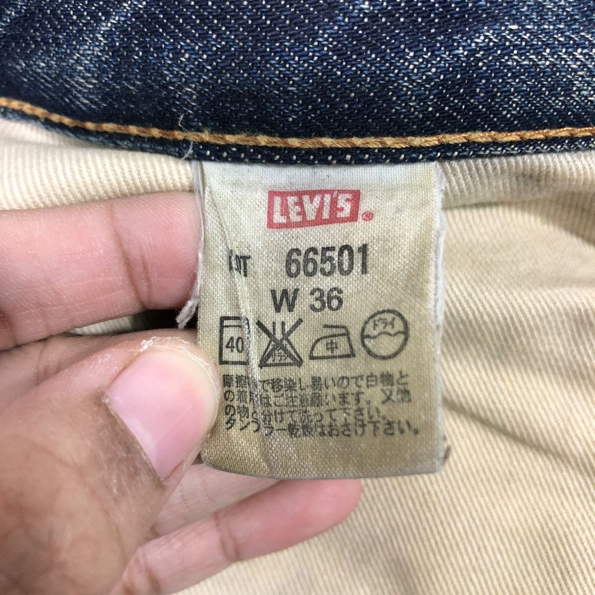 Levi's 🔥VINTAGE REPRODUCTION LEVI’S BIG E REDLINE DENIM LOT 501 Size US 34 / EU 50 - 22 Thumbnail