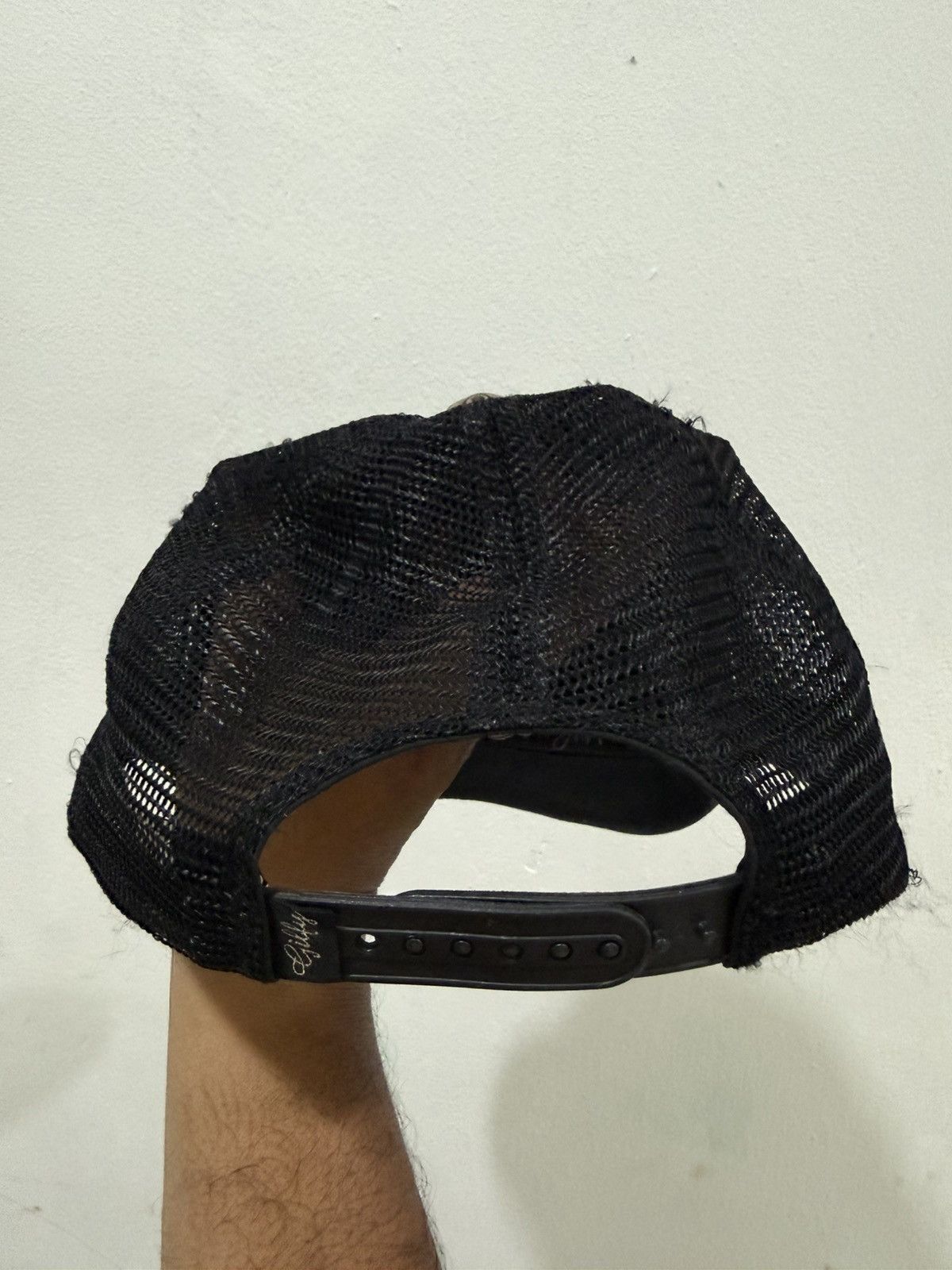 Vintage 90’s Black Flys X Gauff Like Chrome Hearts Distress Hat Size ONE SIZE - 5 Thumbnail