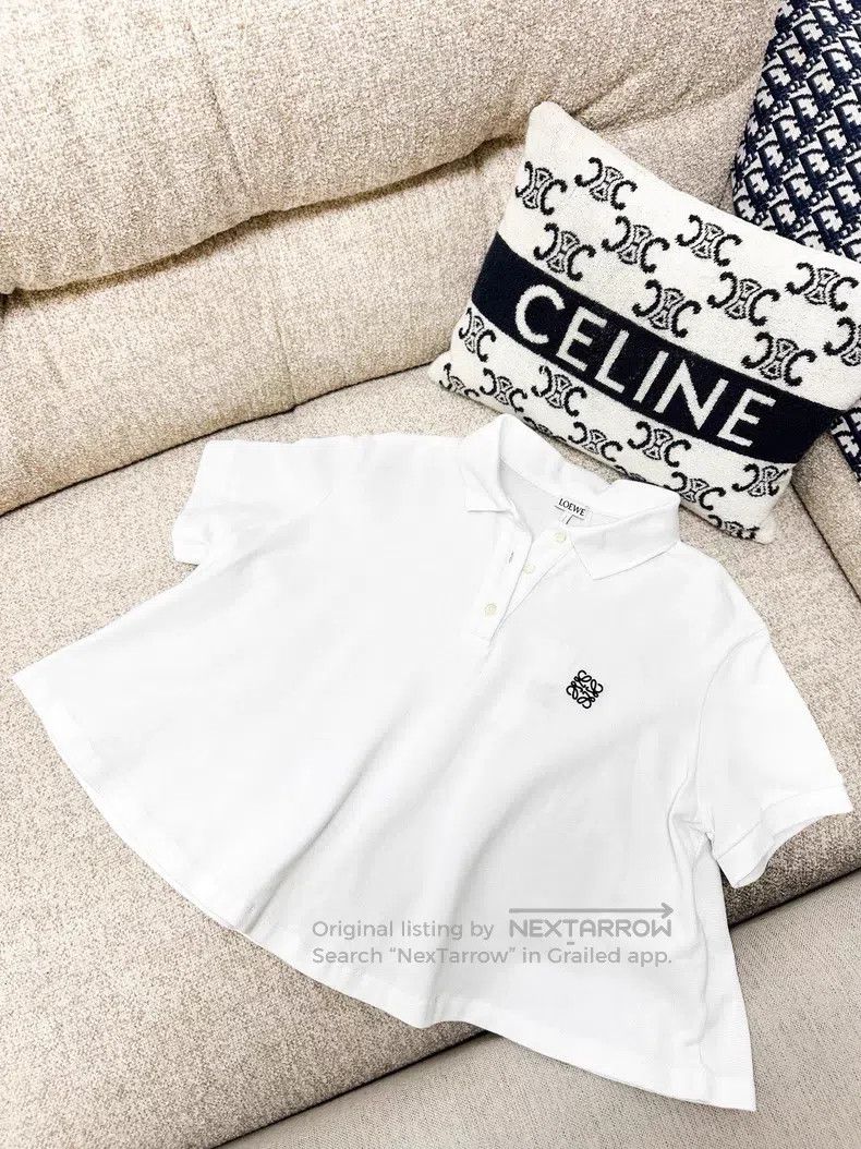 Loewe Loewe Embroidered logo oversized short-sleeve T-shirt Size M / US 6-8 / IT 42-44 - 2 Thumbnail