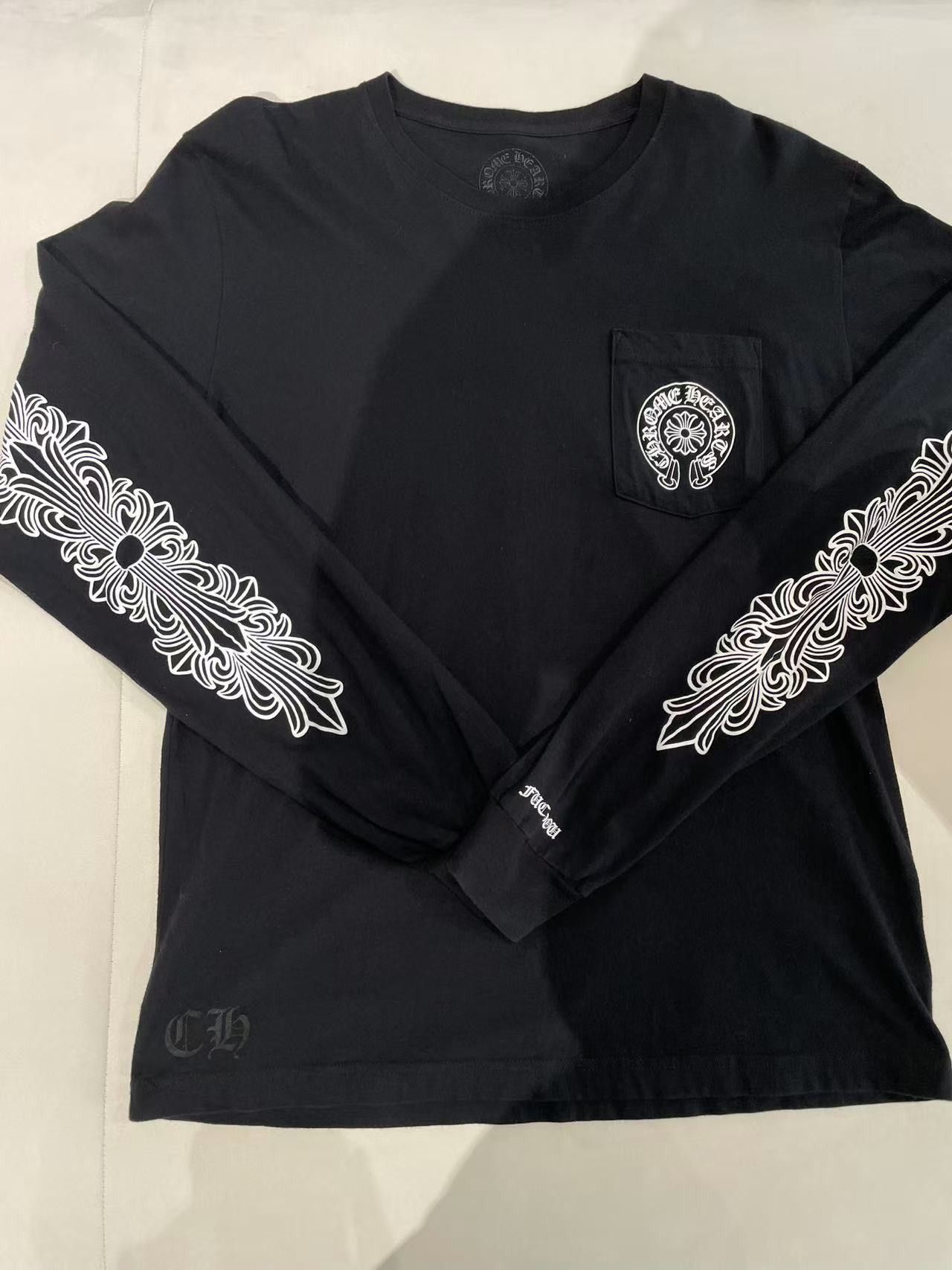 Chrome Hearts Chrome Hearts Hong Kong Exclusive Horseshoe Long Sleeve Tee Size US L / EU 52-54 / 3 - 6 Thumbnail