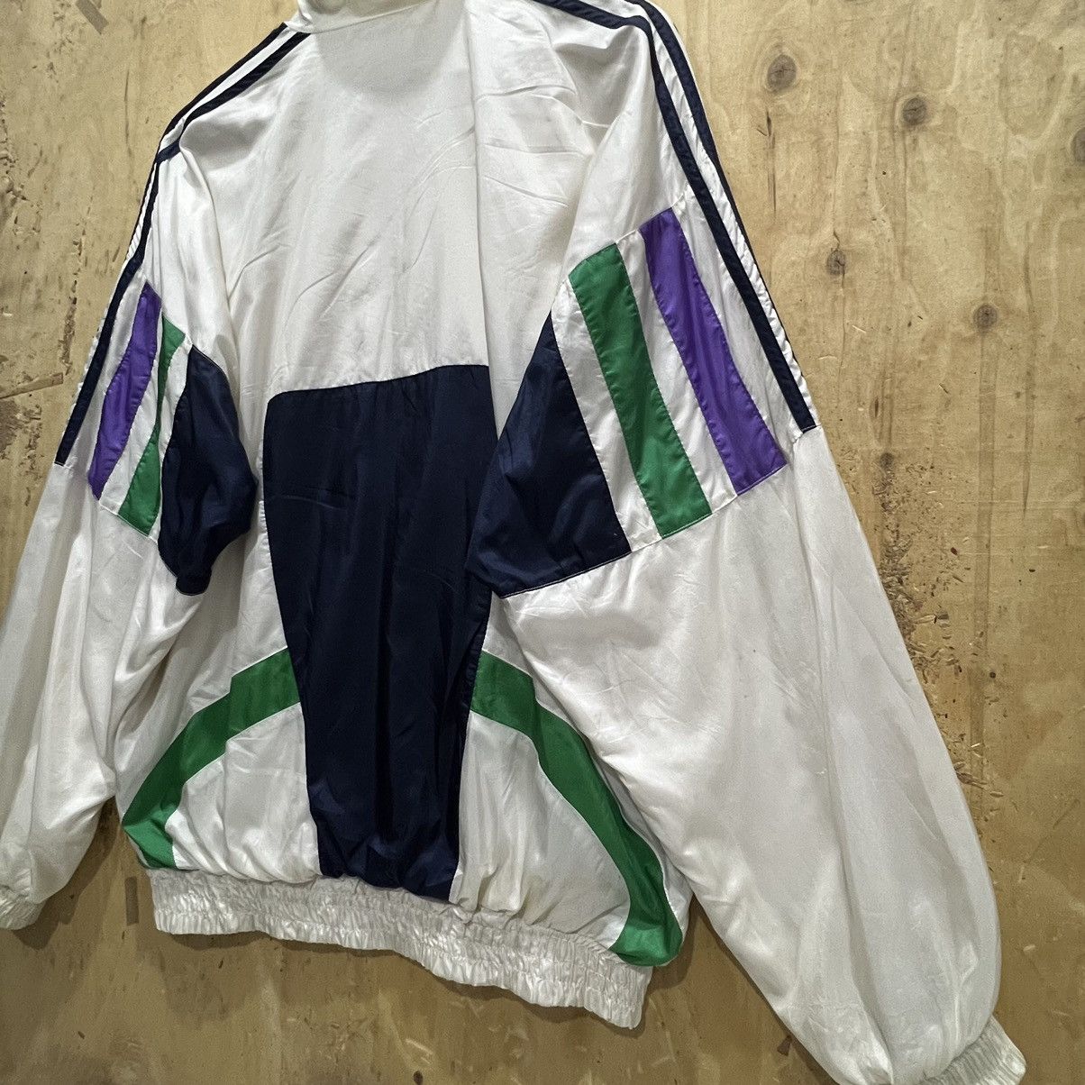 Adidas × Vintage Vintage Adidas Windbrecker Size US L / EU 52-54 / 3 - 4 Thumbnail