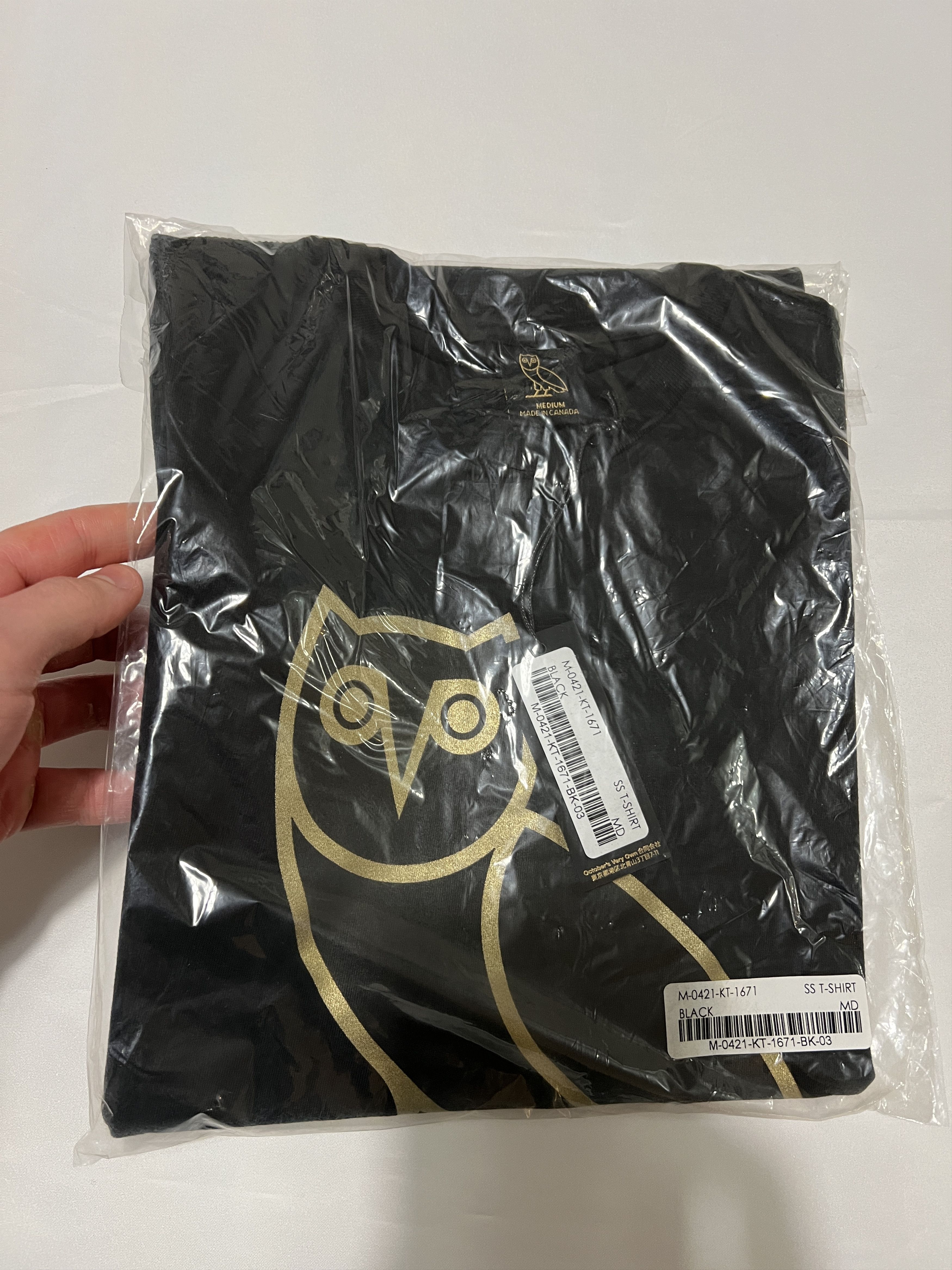 Drake OVO OG Owl Tee Gold Black Rare Limited 🦉 Size US M / EU 48-50 / 2 - 1 Preview