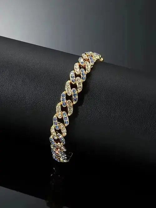 VIBE New Rhinestone Gold Design Bracelet Size ONE SIZE - 8 Thumbnail
