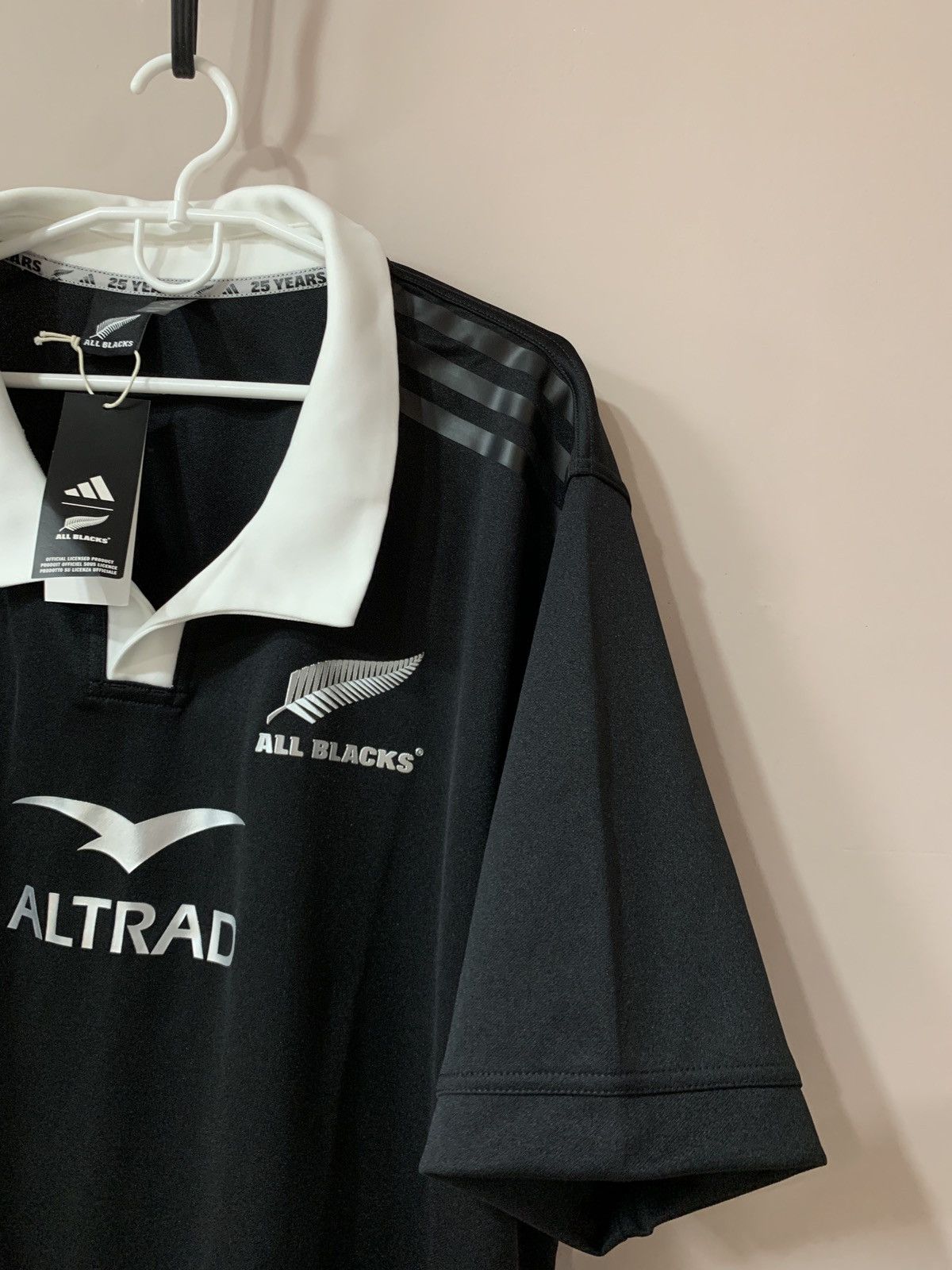 Adidas All Blacks New Zealand 2023 World Cup Rugby Union Shirt 3XL Size US XXL / EU 58 / 5 - 4 Thumbnail