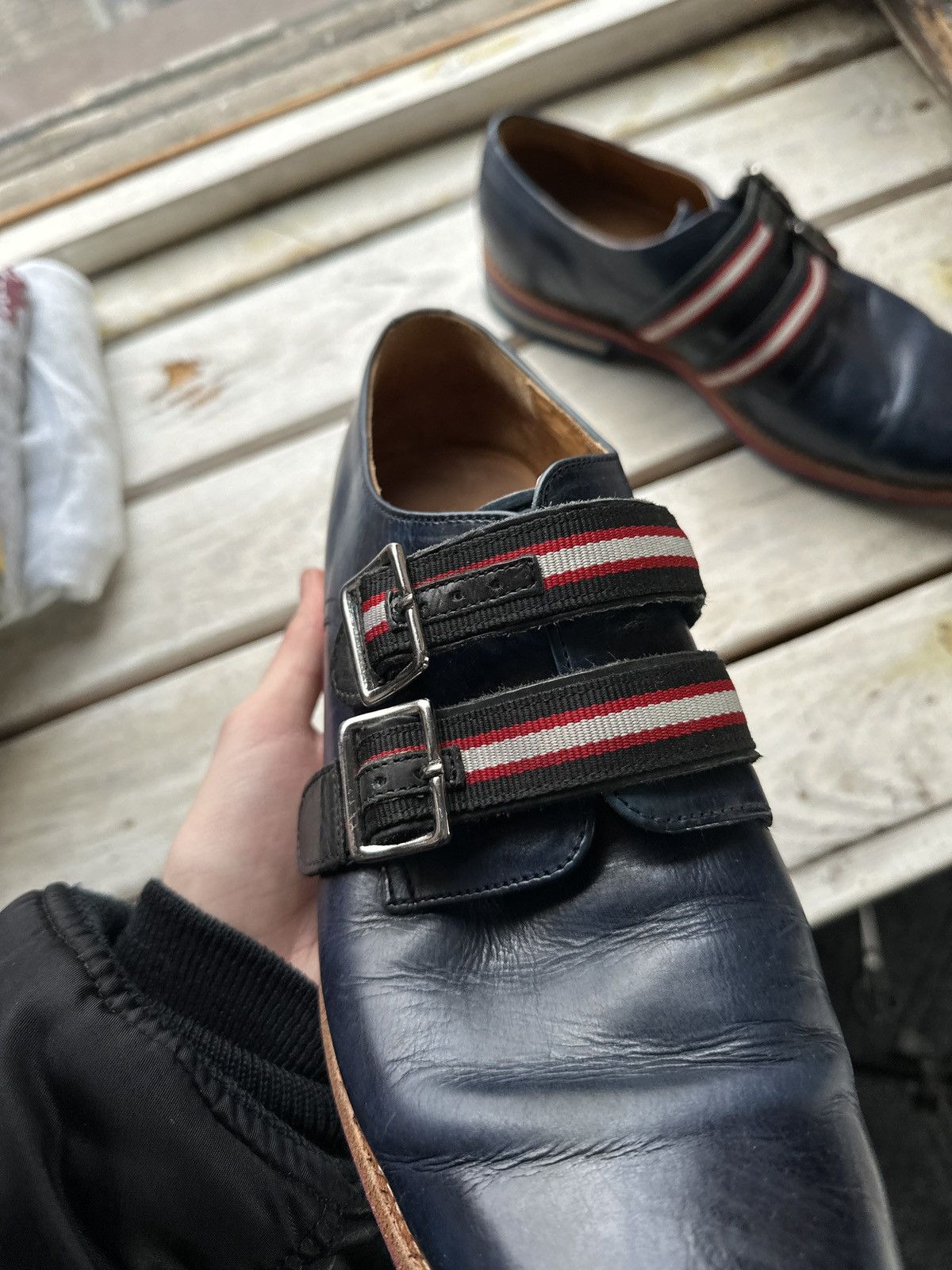 Melvin & Hamilton LUXURY 🚨 MELVIN & HAMILTON VNTG SHOES MEN BLUE LUXURY RARE Size US 10.5 / EU 43-44 - 4 Thumbnail