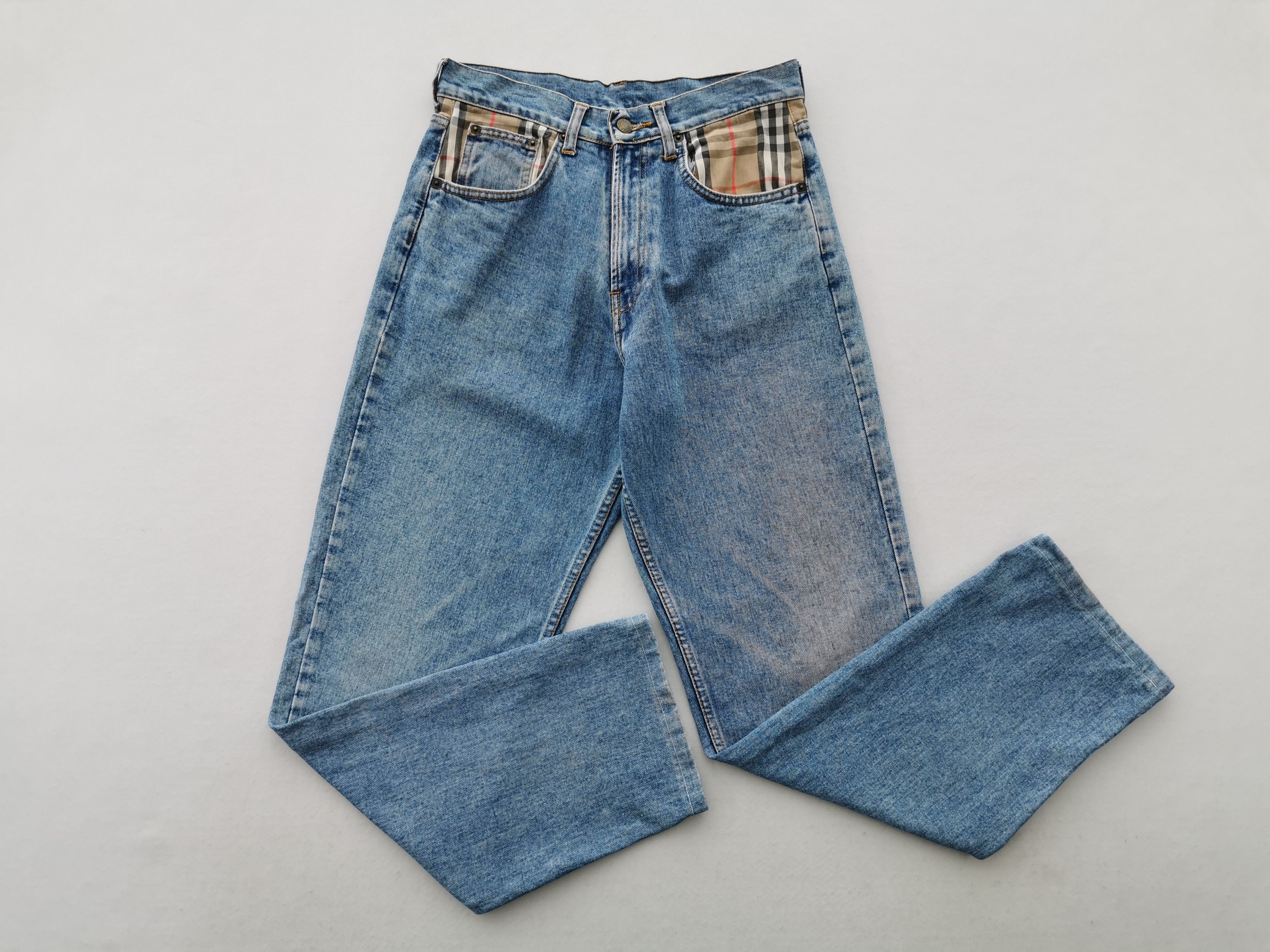 Burberry Vintage 90's Burberry Made In Italy Denim Jeans Size 28 Size US 28 / EU 44 - 4 Thumbnail