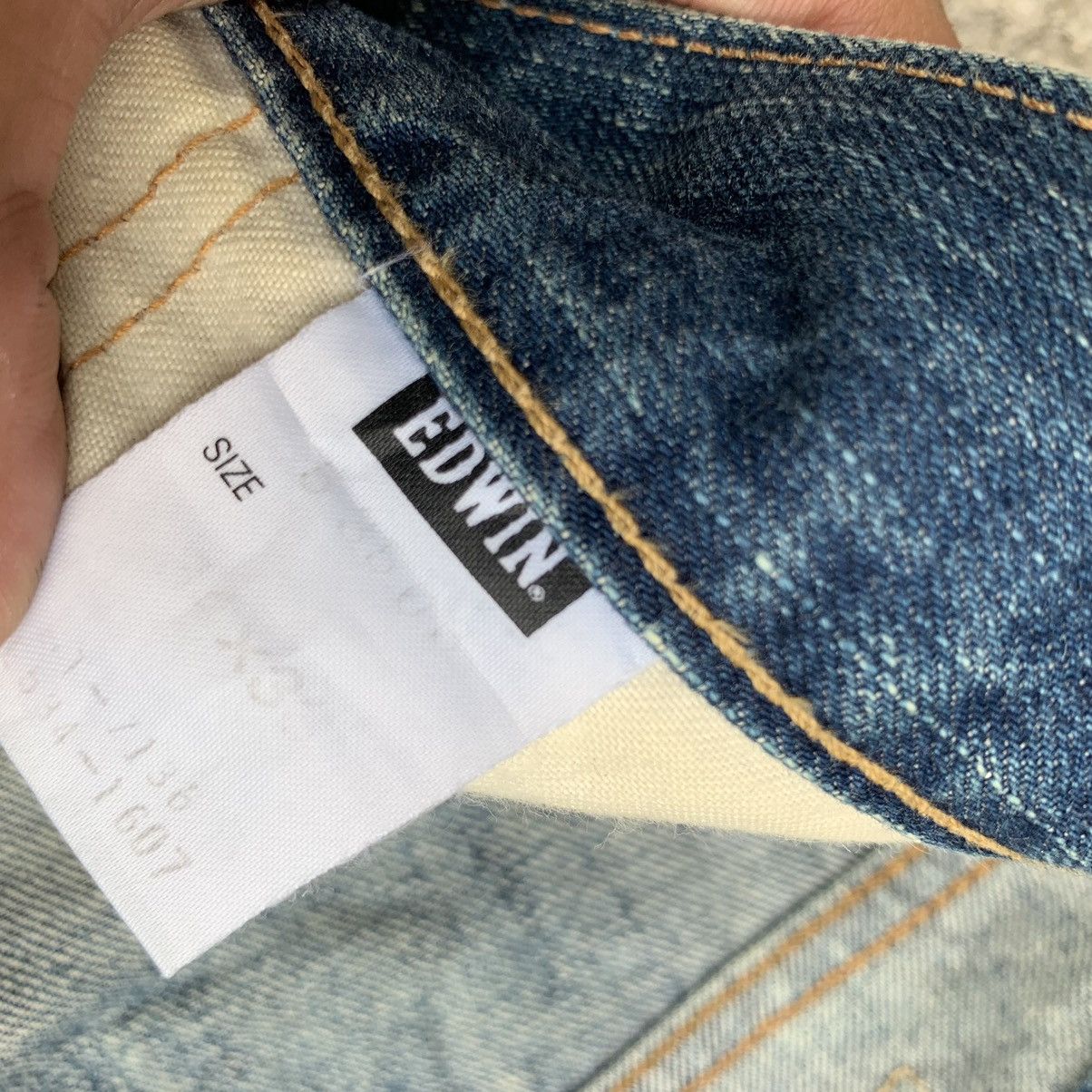 Edwin Vintage Two Tone Faded Edwin 503 Denime Jeans W35 Size US 35 - 14 Thumbnail