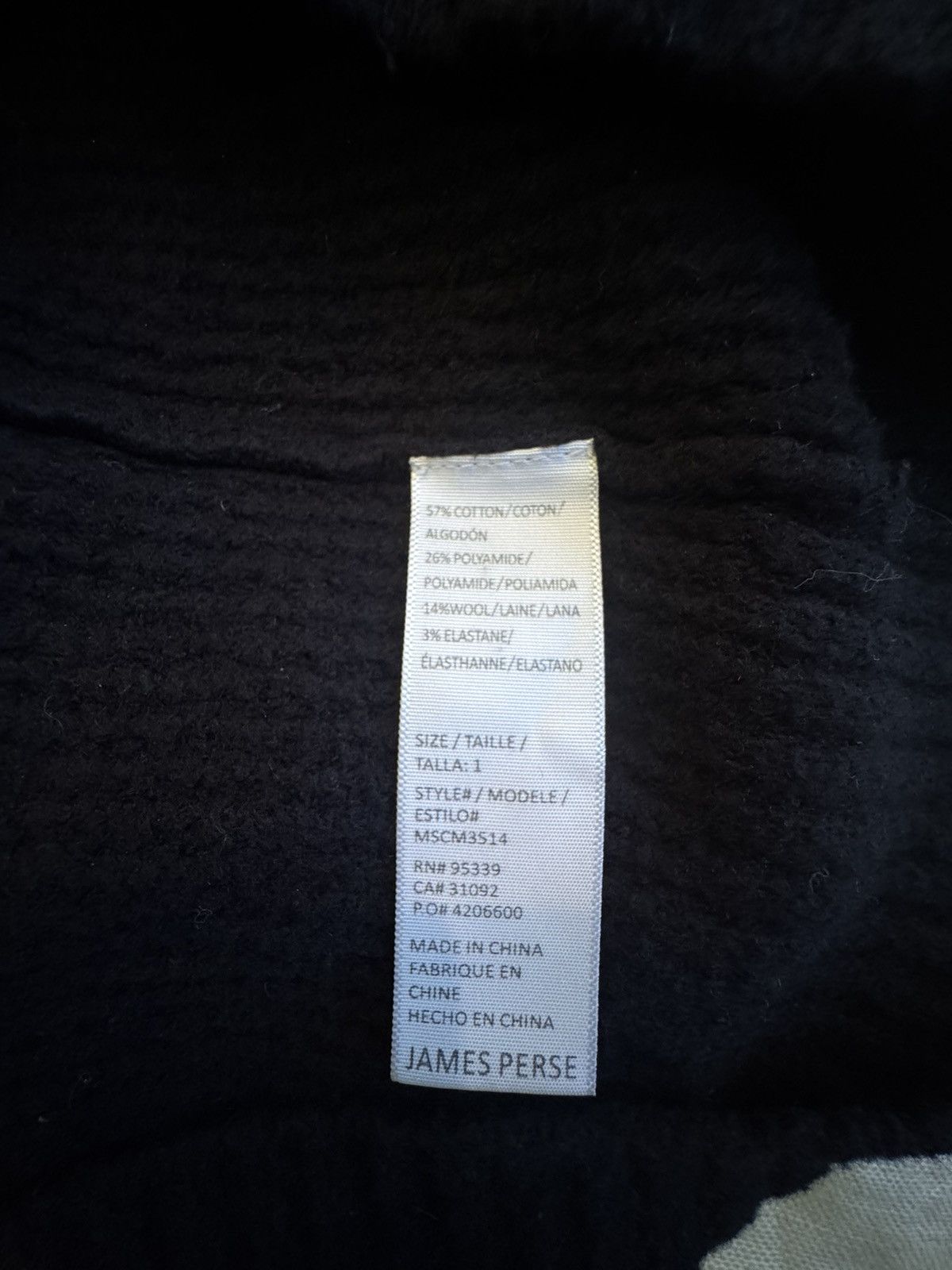 James Perse James pearse black sweater Size US S / EU 44-46 / 1 - 5 Thumbnail