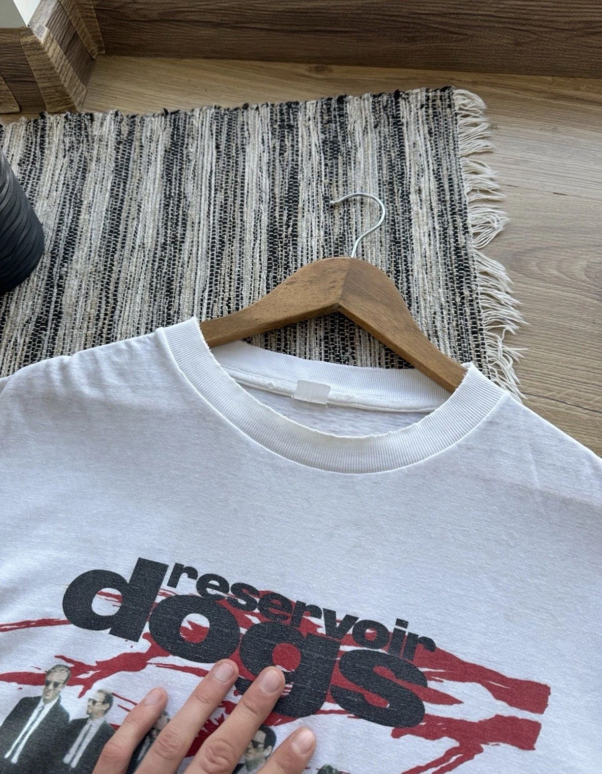 Vintage 1992 Reservoir Dogs Quentin Tarantino Movie T-Shirt 90s Film Size US XL / EU 56 / 4 - 8 Thumbnail