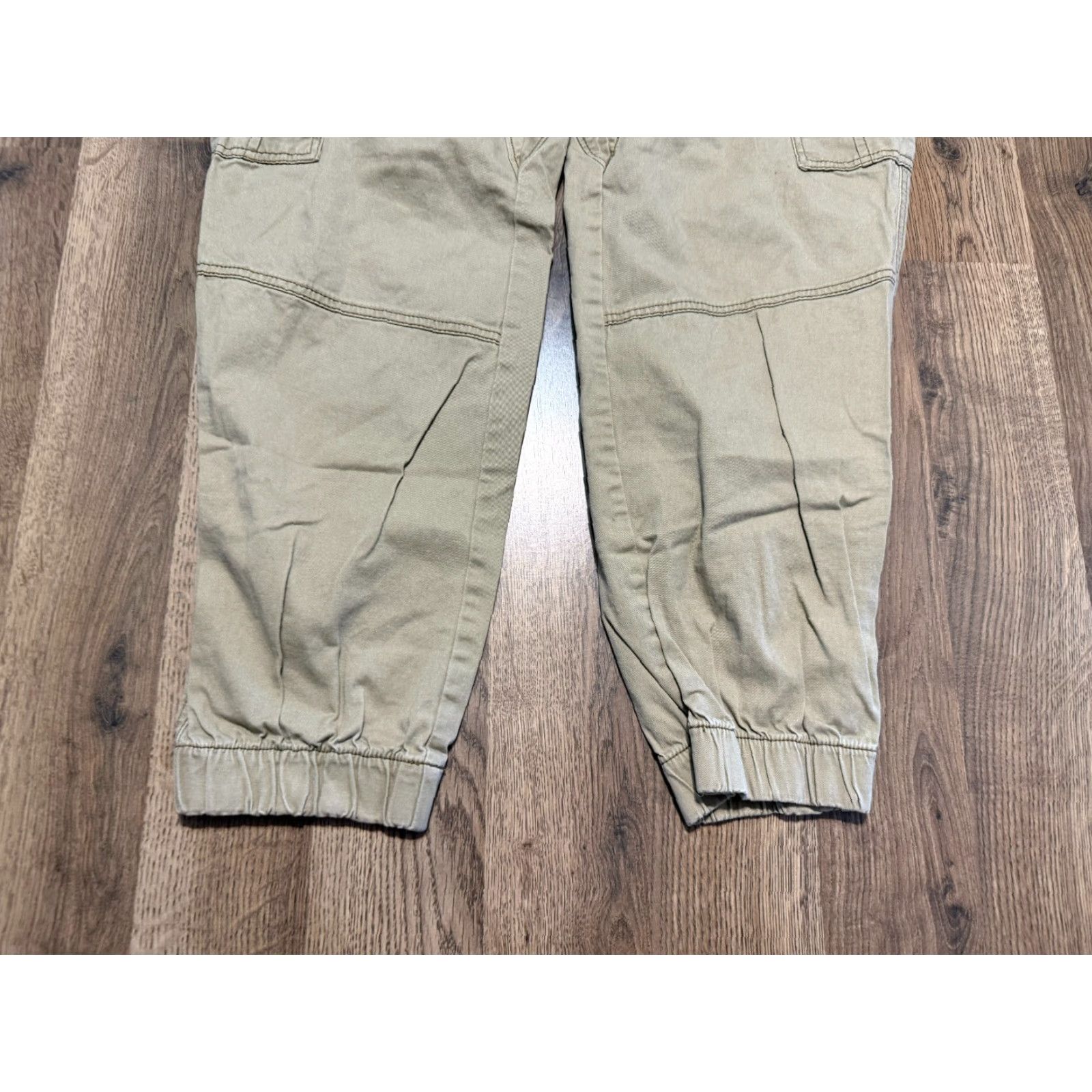 George George Pants Male XL Brown Pull On Khaki Tie Waist Pockets Regular Inseam 27in Khakis Size US 36 / EU 52 - 2 Thumbnail