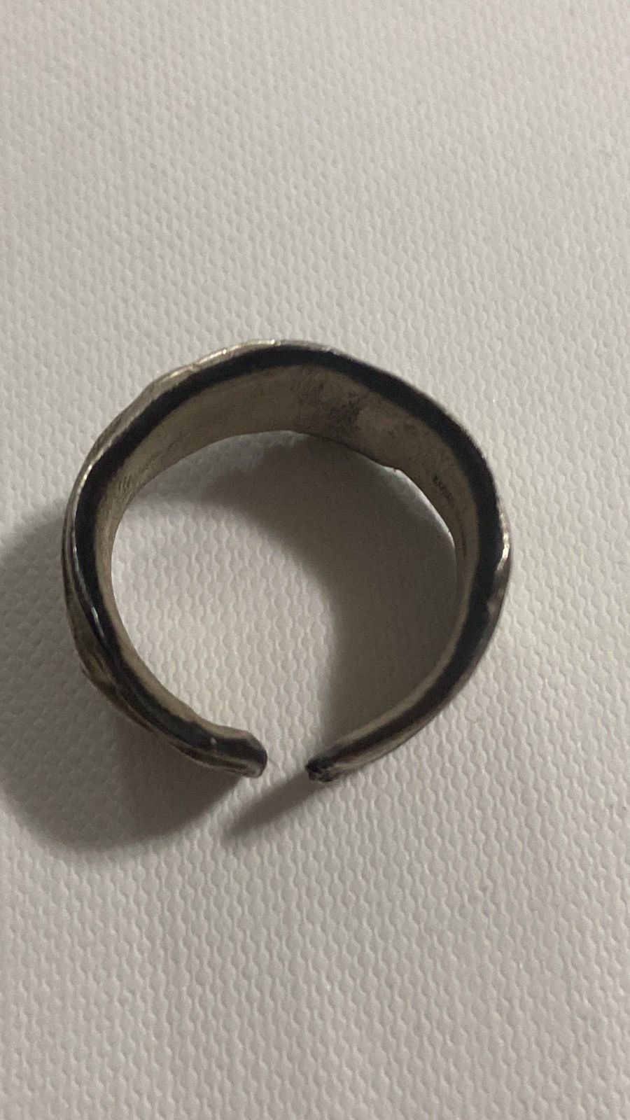 DETAJ Detaj x Uma Wang Thyme Large Silver Adjustable Ring Size ONE SIZE - 5 Thumbnail