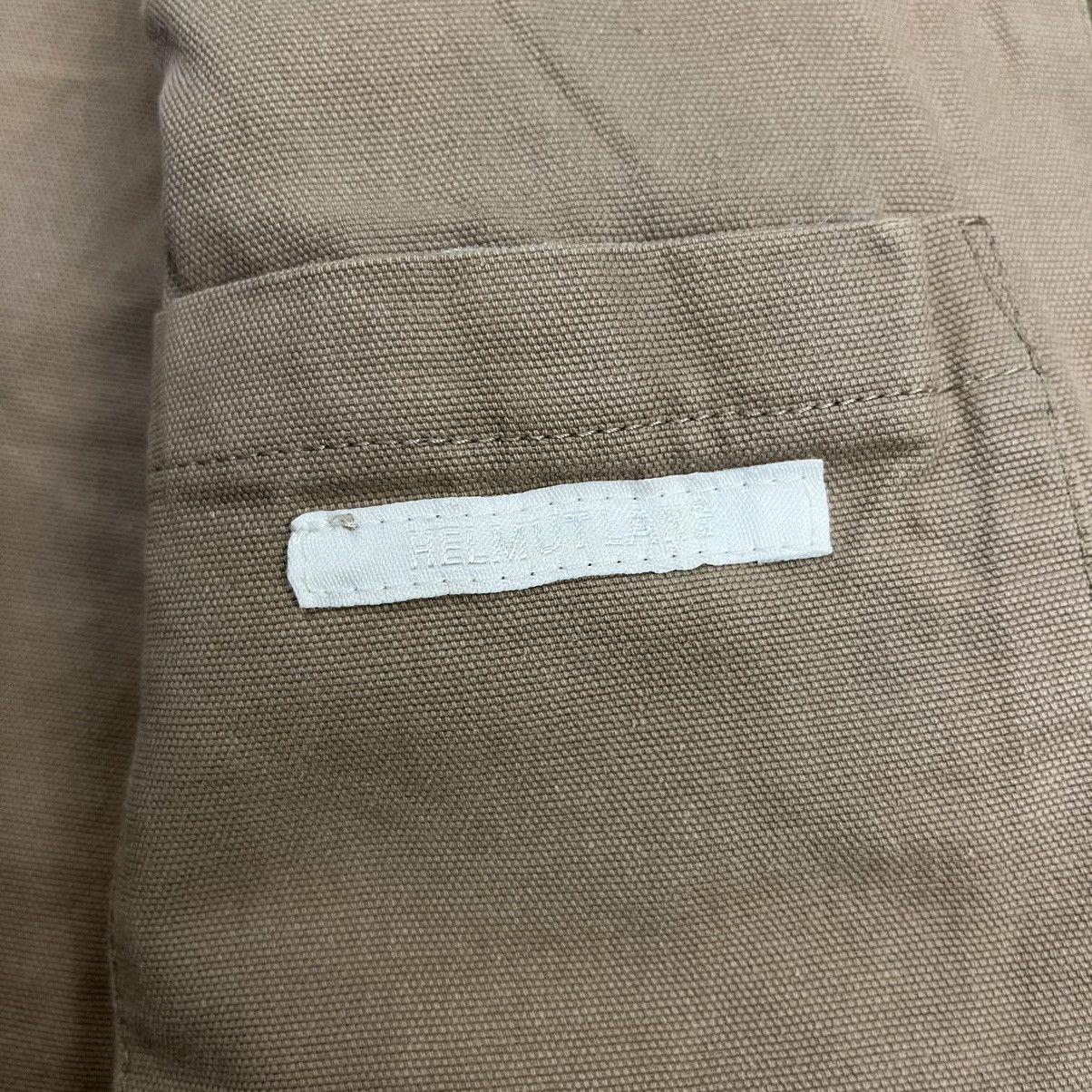 Helmut Lang “SAMPLE” Helmut Lang Dark Beige Raw Canvas Vest Jacket Size US M / EU 48-50 / 2 - 9 Thumbnail
