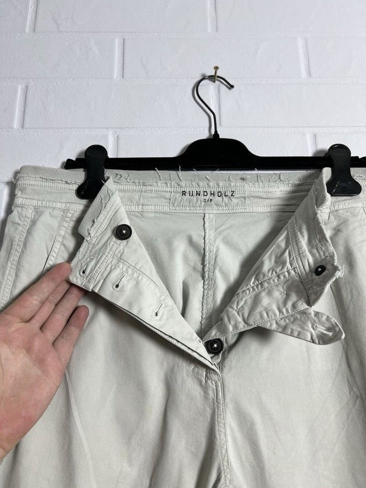 Rundholz Rundholz DIP Women’s Pants Grey Feels Cotton Size L-XL Size 32" / US 10 / IT 46 - 11 Thumbnail