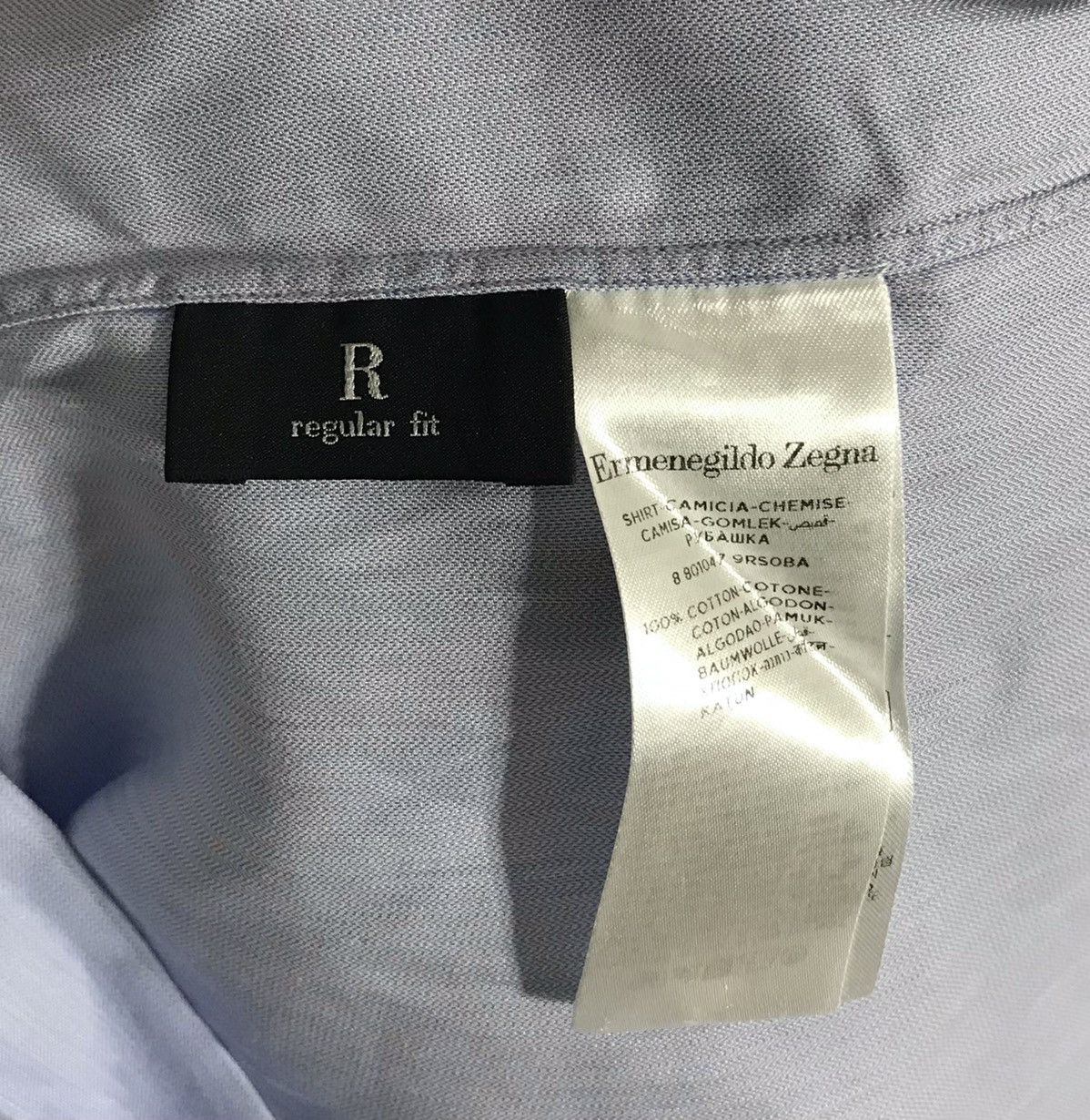 Ermenegildo Zegna Ermenegildo Zegna Trofeo Dress Shirt Regular Fit Size US M / EU 48-50 / 2 - 8 Thumbnail