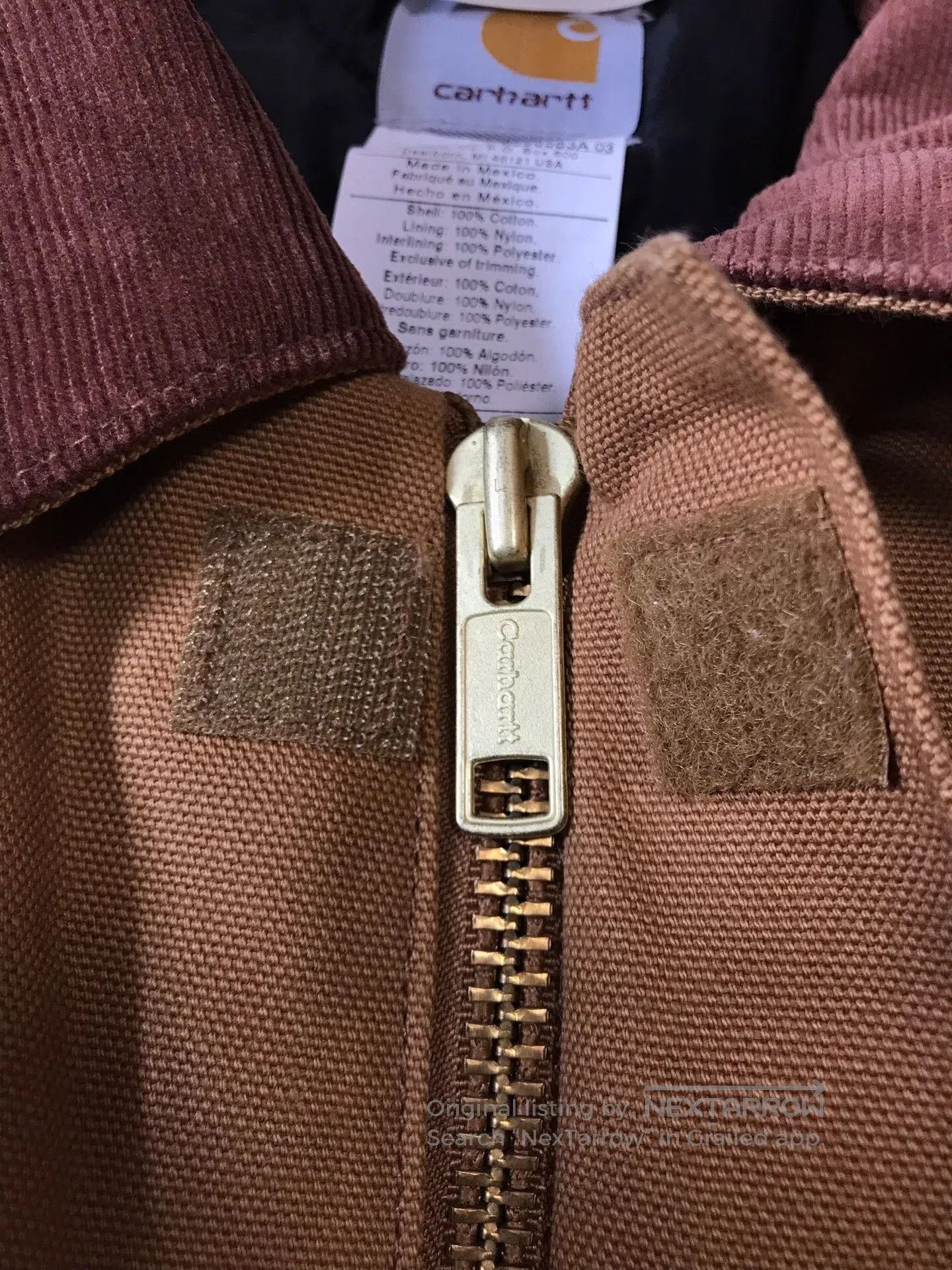 Carhartt Carhartt J002 Brown Canvas Work Jacket. Size US XL / EU 56 / 4 - 4 Thumbnail