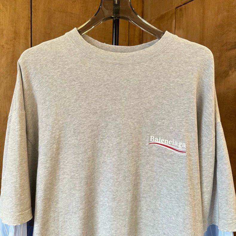 Balenciaga Balenciaga Cola sea wave embroidery fake two-piece splicin Size US XS / EU 42 / 0 - 3 Thumbnail