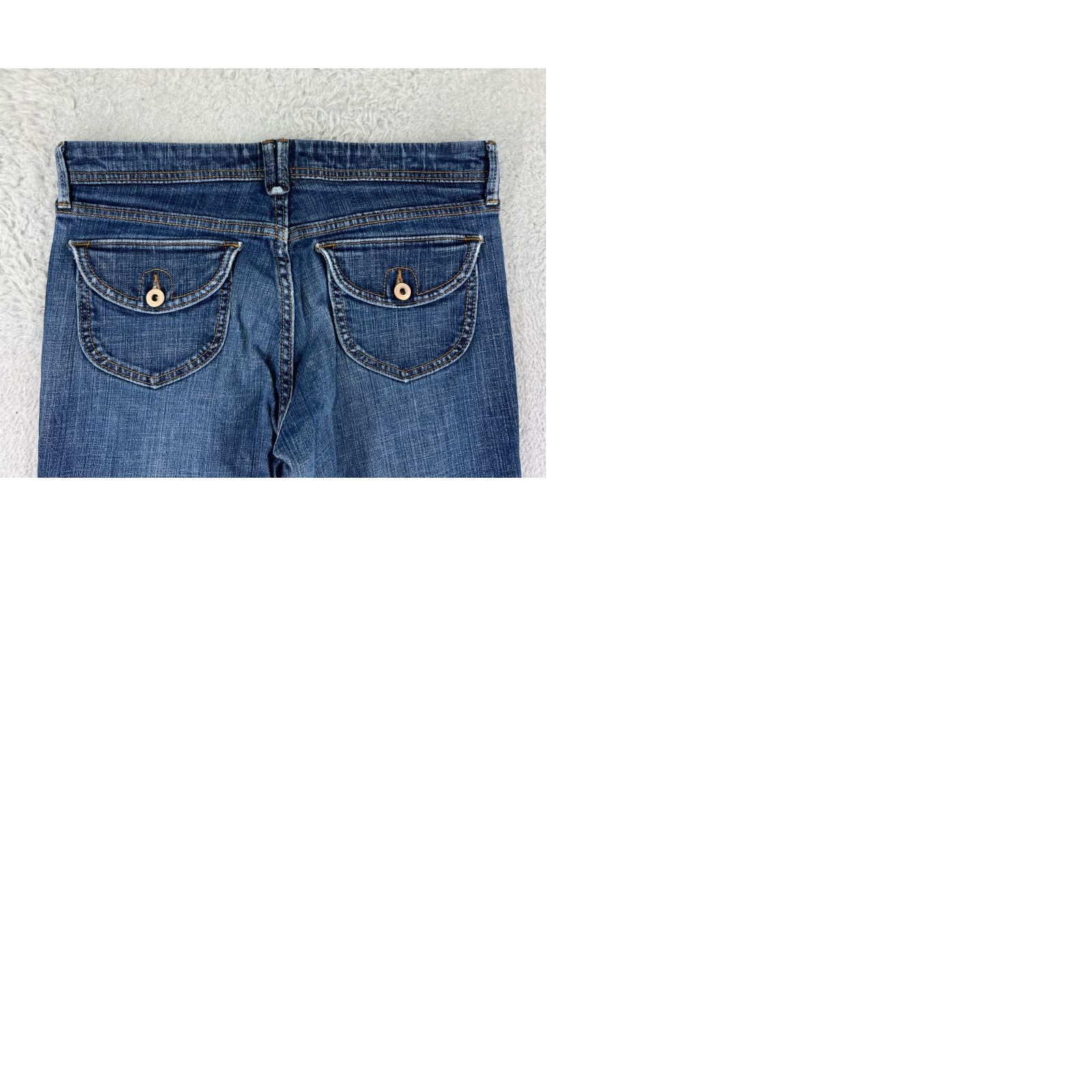 Old Navy Old Navy Blue Denim Jeans Bootcut - Jeans - 6 - Womens - Medium Wash - 29in Inseam - Cotton - Regular Fit Size 28" / US 6 / IT 42 - 10 Thumbnail
