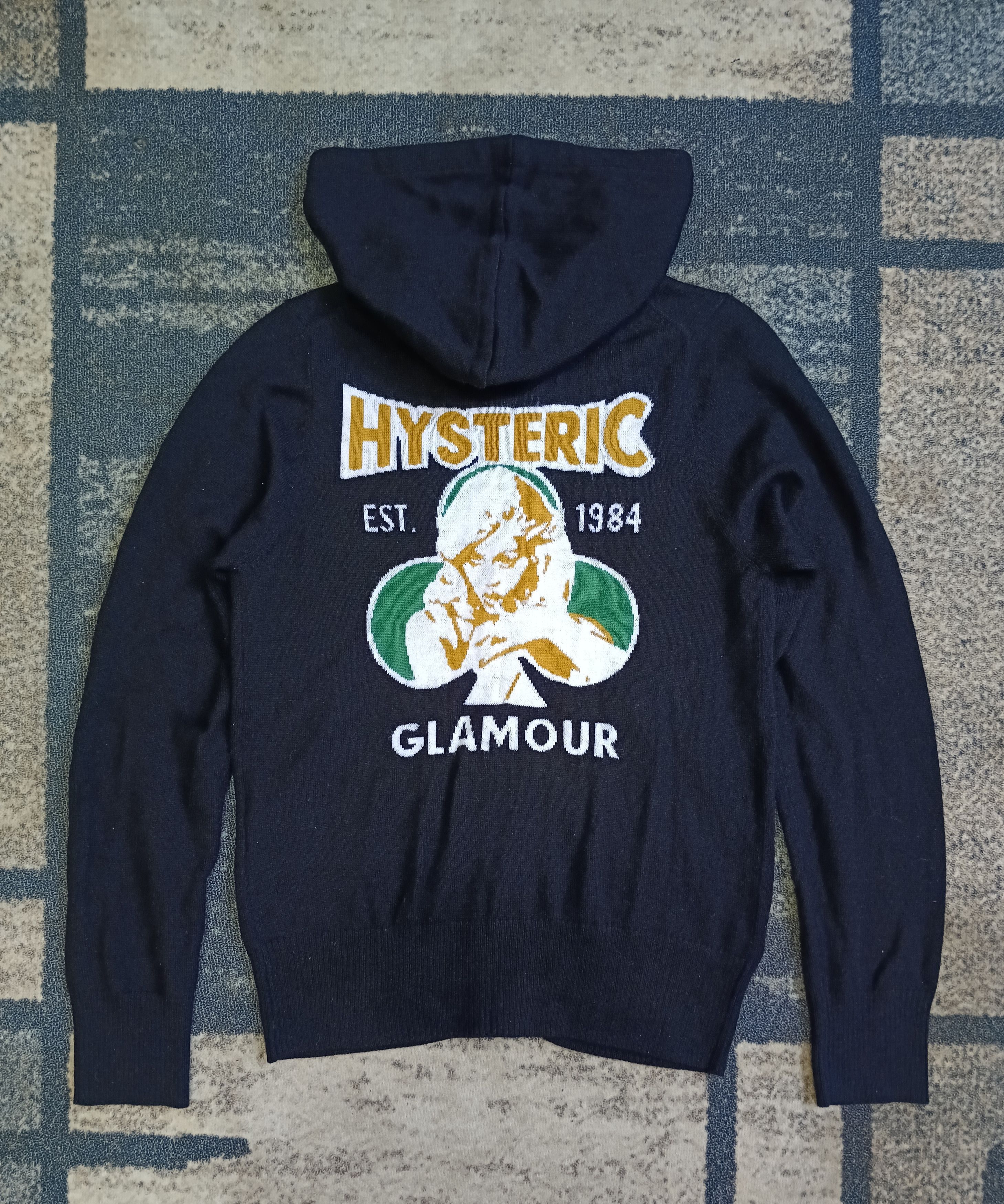 Hysteric Glamour HYSTERIC GLAMOUR SEXY GIRL KNIT HOODIE Size S / US 4 / IT 40 - 3 Thumbnail