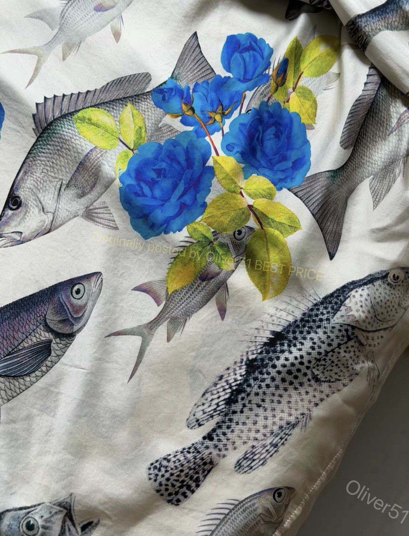 Geoffrey B. Small Geoffrey B. Small GBS aquarium fish silk shirt YYYY17/2610 Size US S / EU 44-46 / 1 - 6 Thumbnail