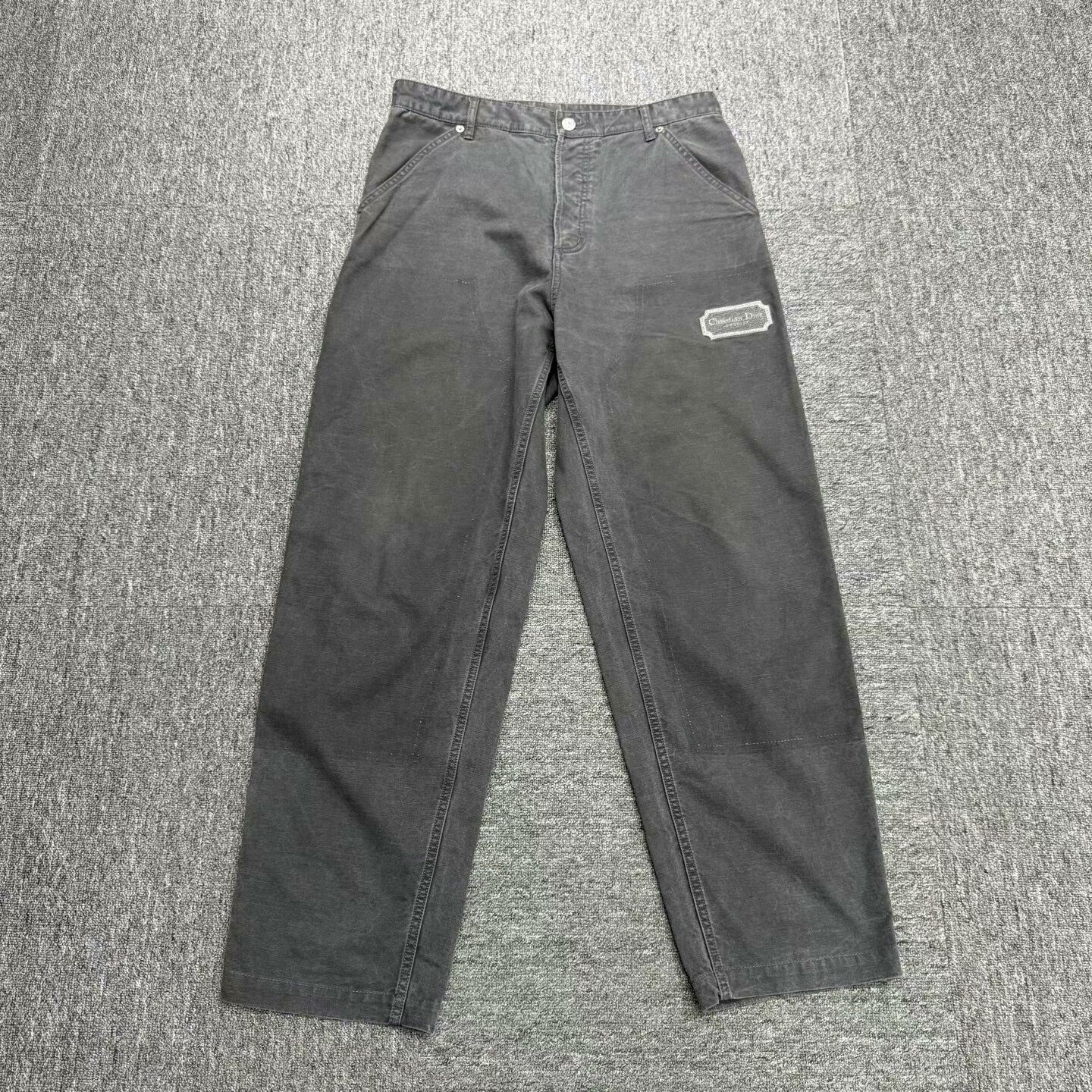 Dior Dior Embroidered Logo Vintage Jeans Size US 31 - 1 Thumbnail