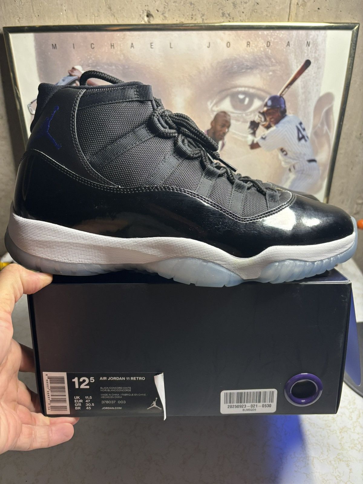 Jordan Brand Air Jordan 11 Retro 2016 Space Jam 2016 Size US 12.5 / EU 45-46 - 1 Thumbnail